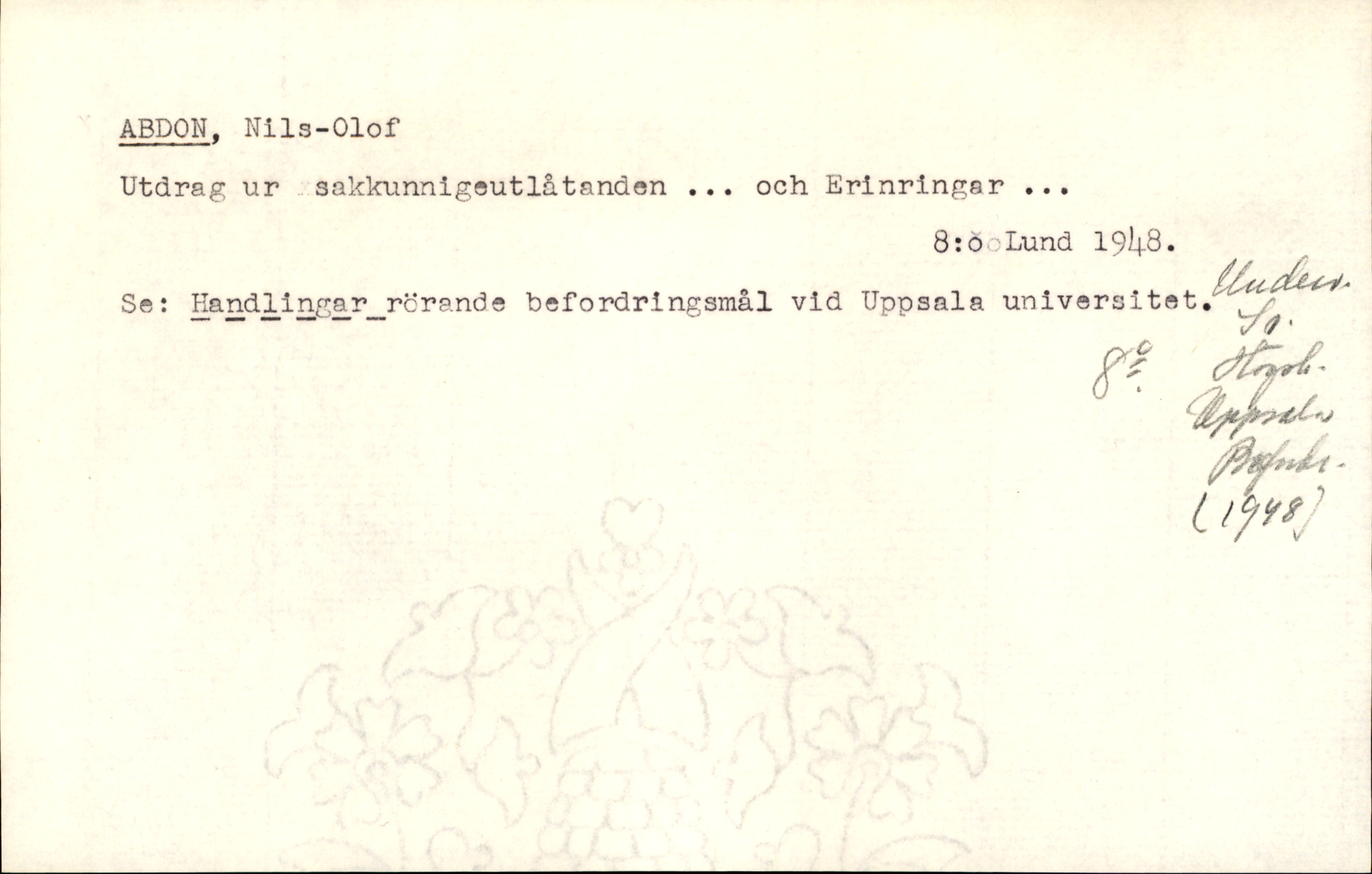 Catalogue Card_135514