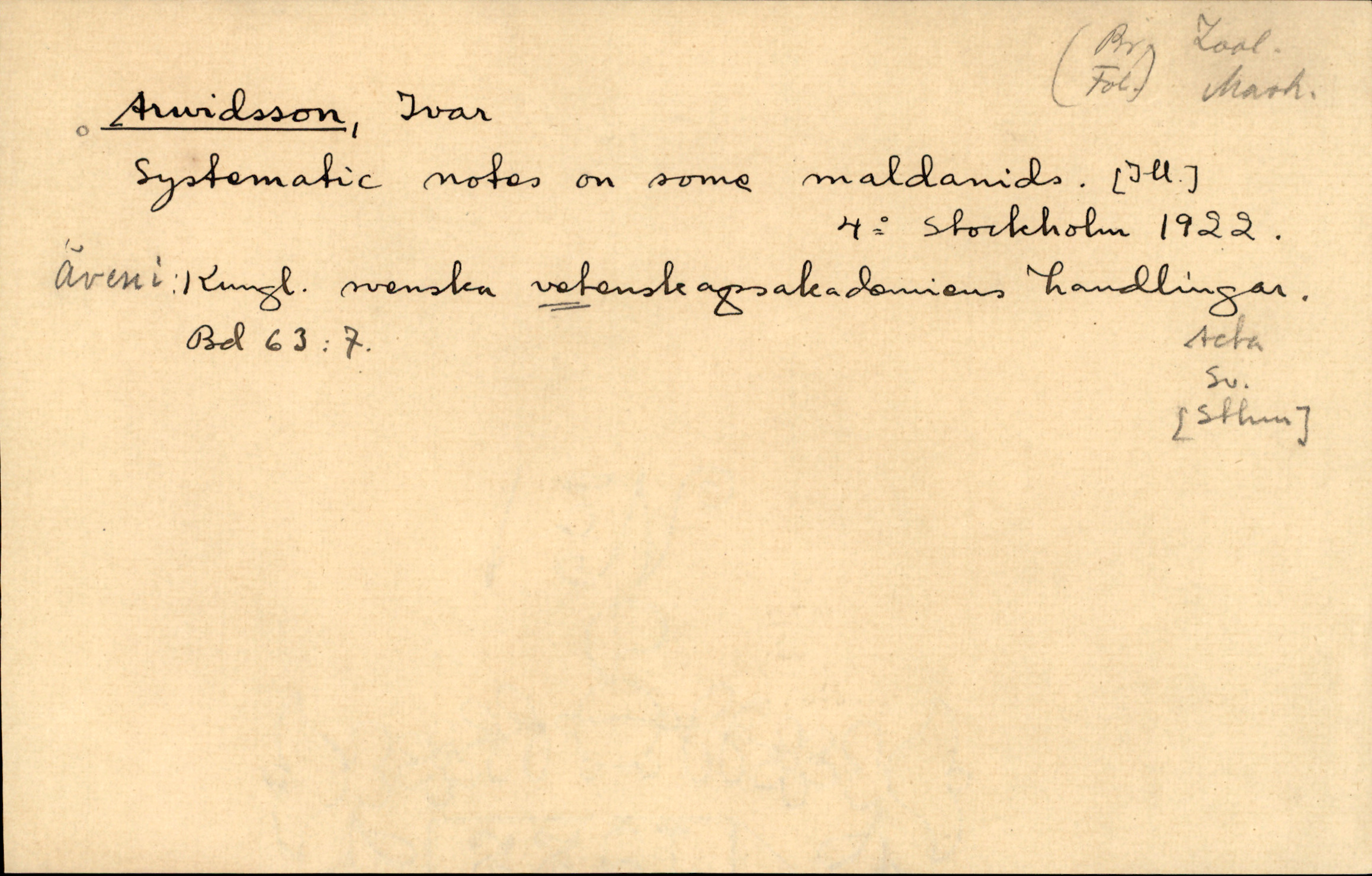 Catalogue Card_166069