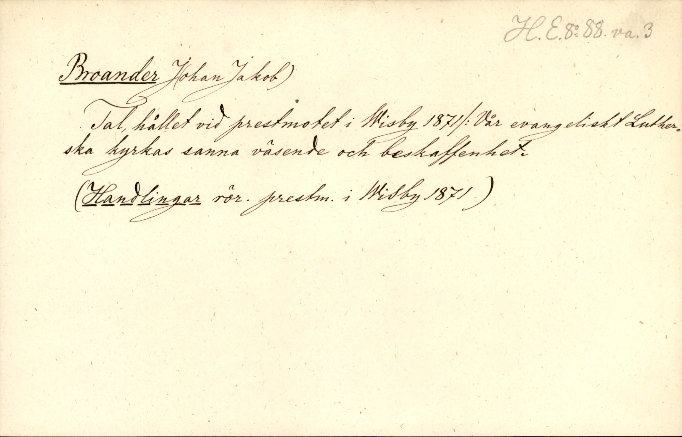 Catalogue Card_236419