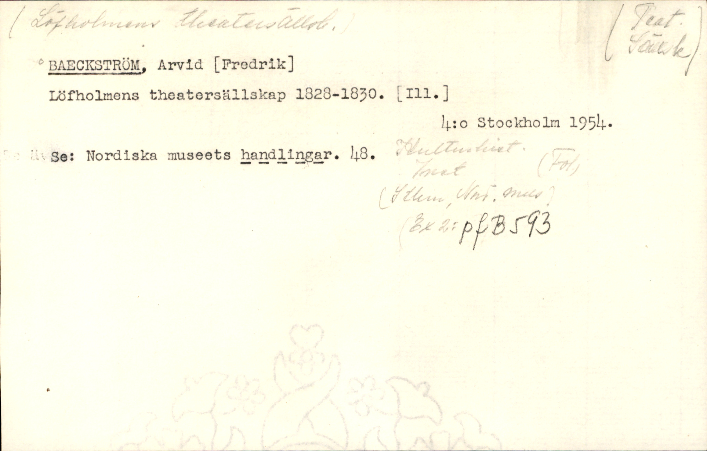 Catalogue Card_251085