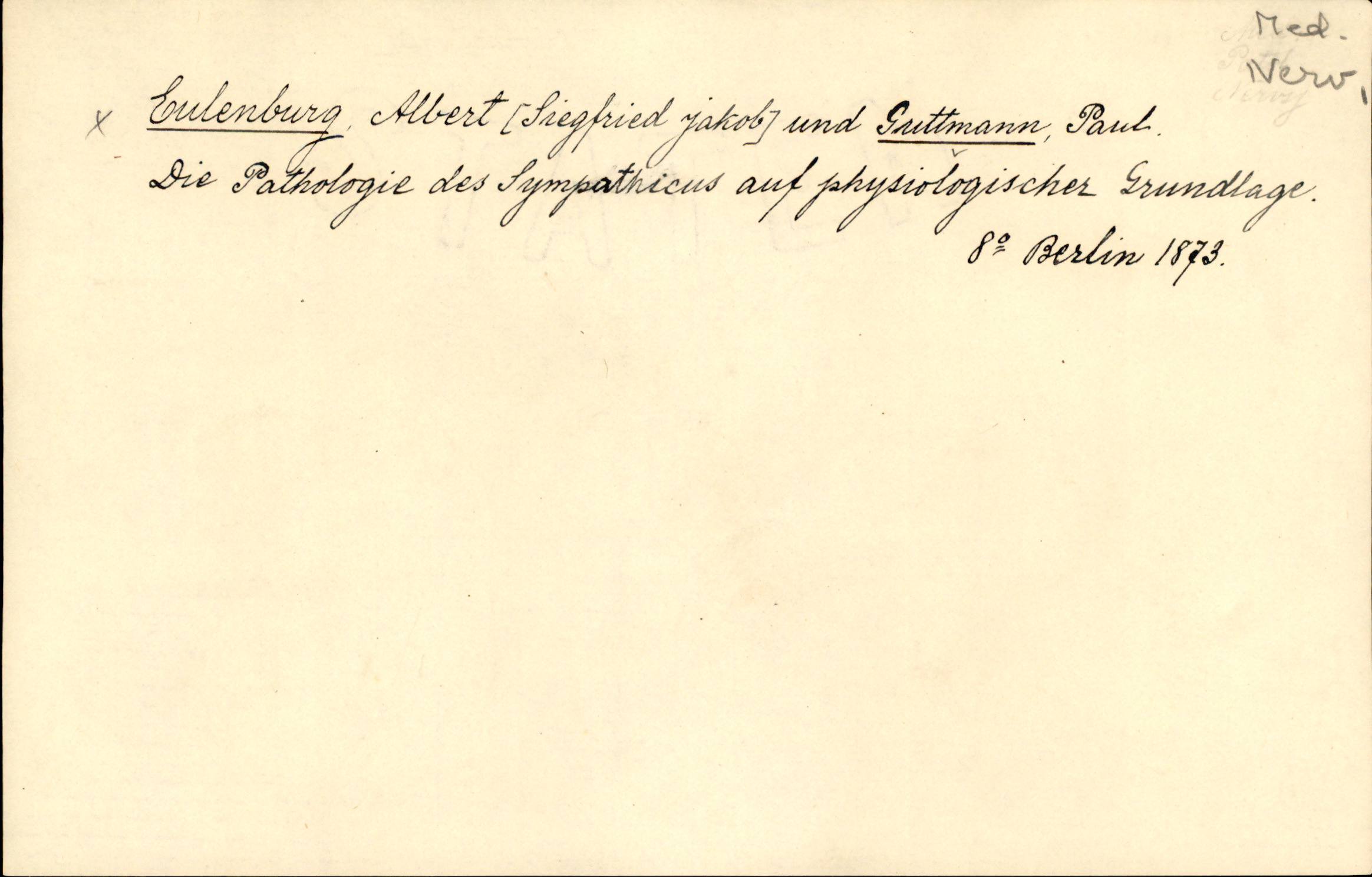 Catalogue Card
