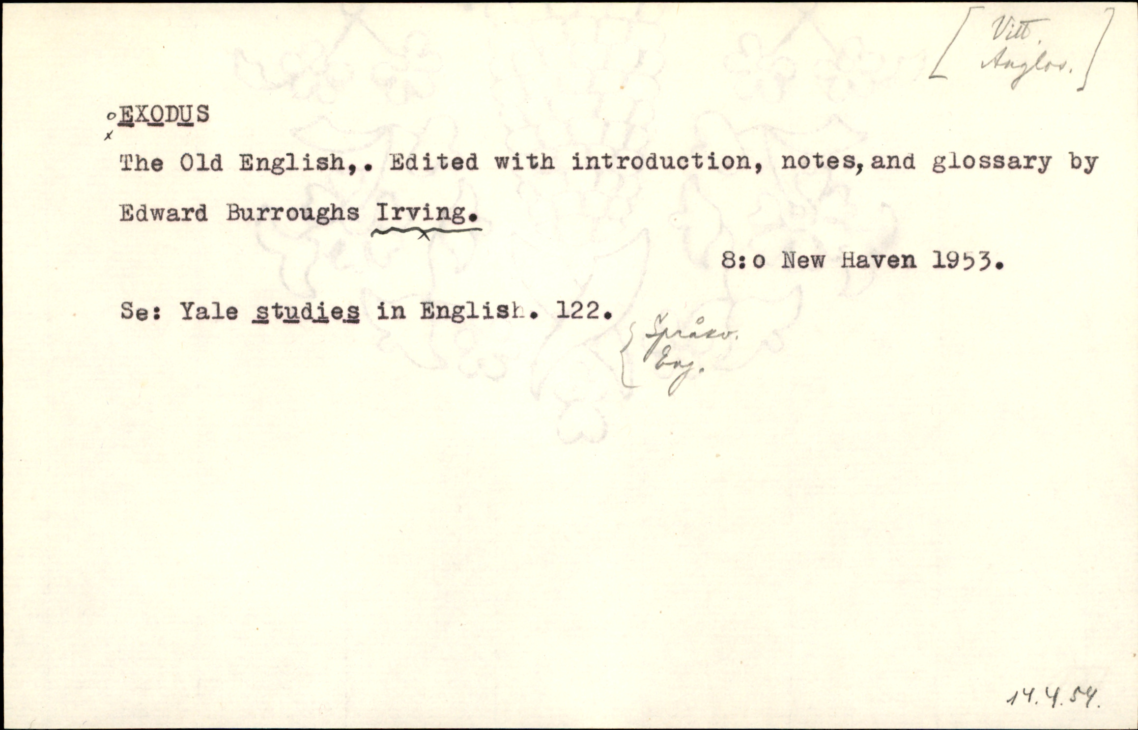 Catalogue Card_342071