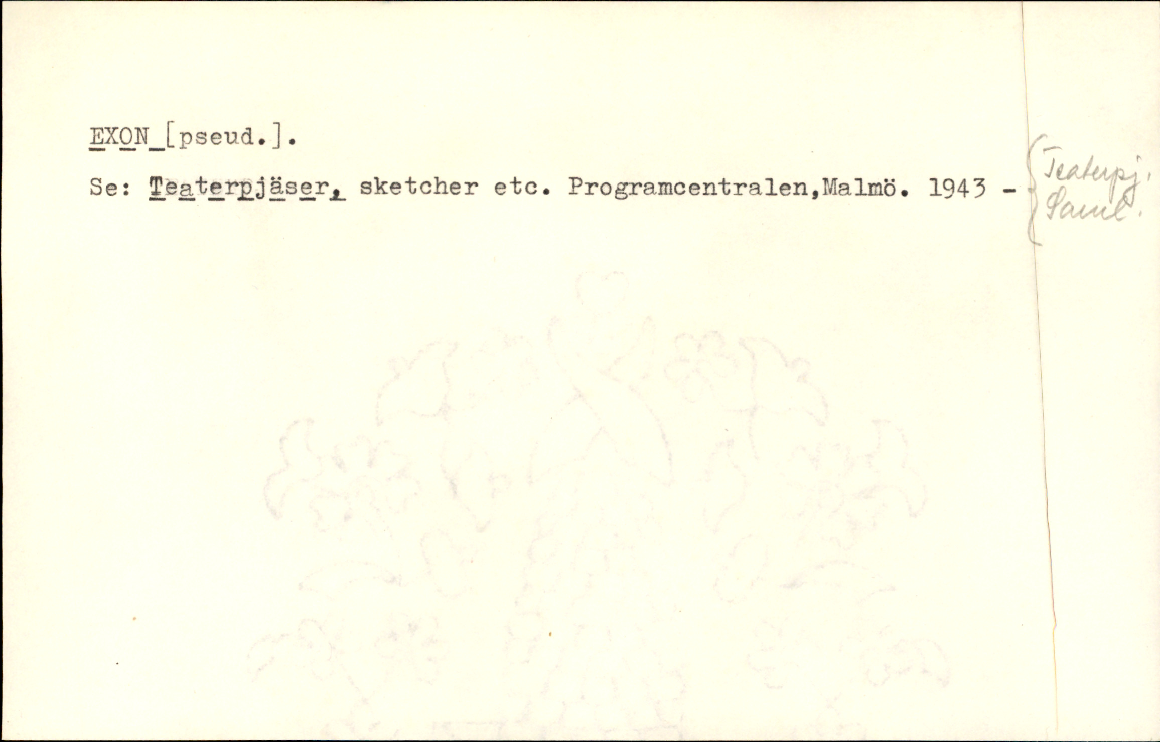 Catalogue Card_342073