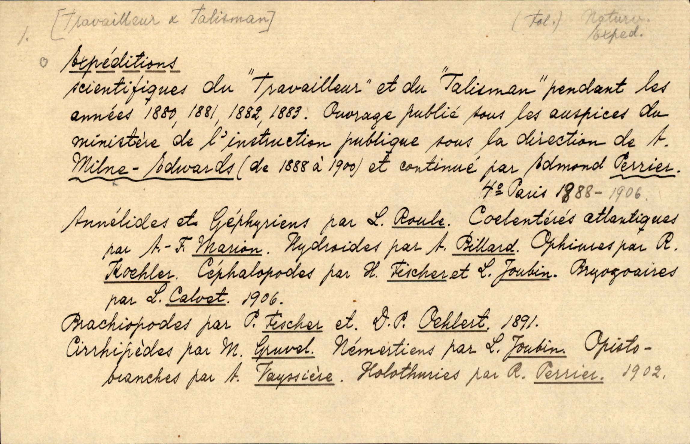 Catalogue Card