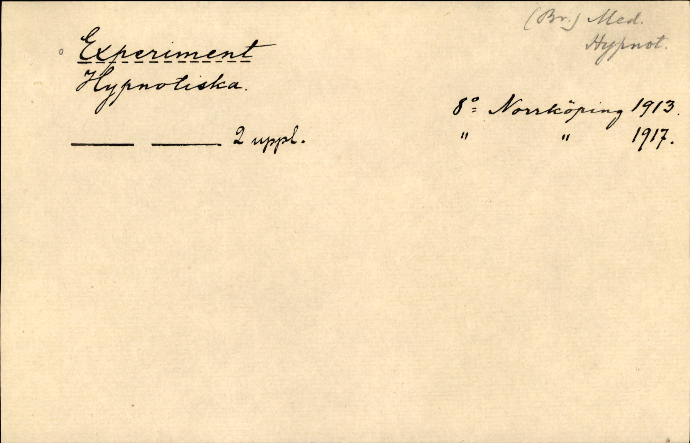 Catalogue Card