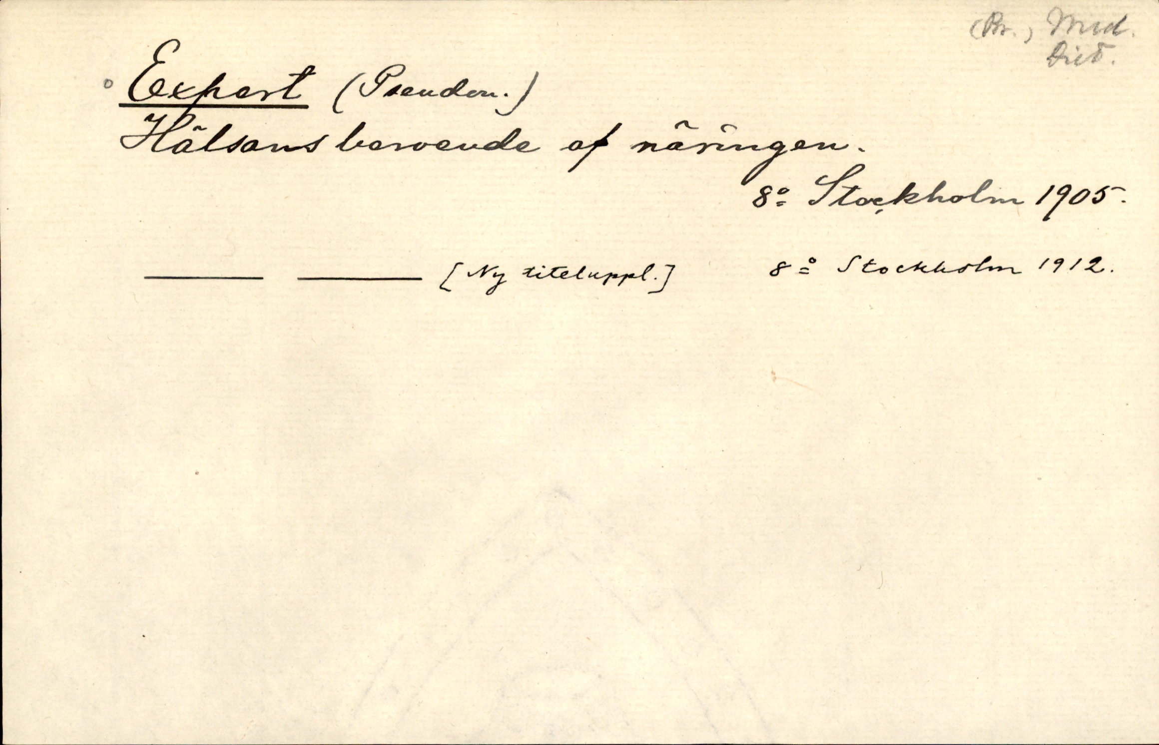 Catalogue Card_342184