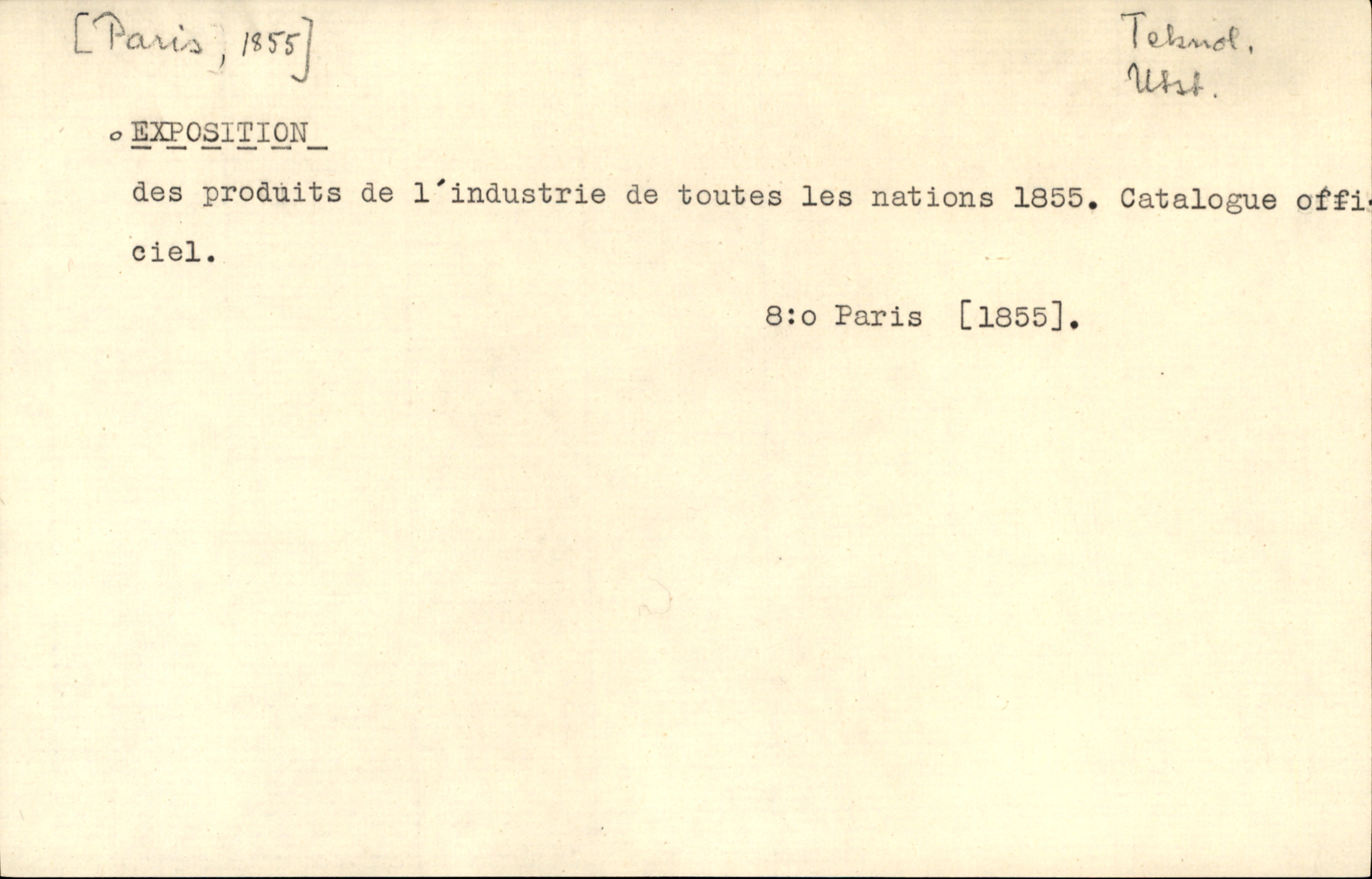 Catalogue Card_342381