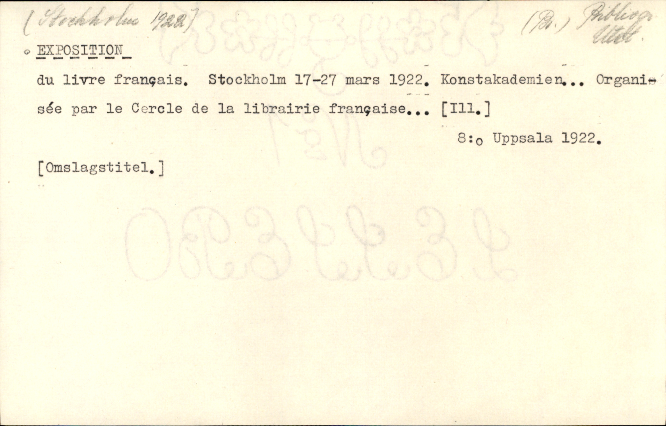 Catalogue Card_342383