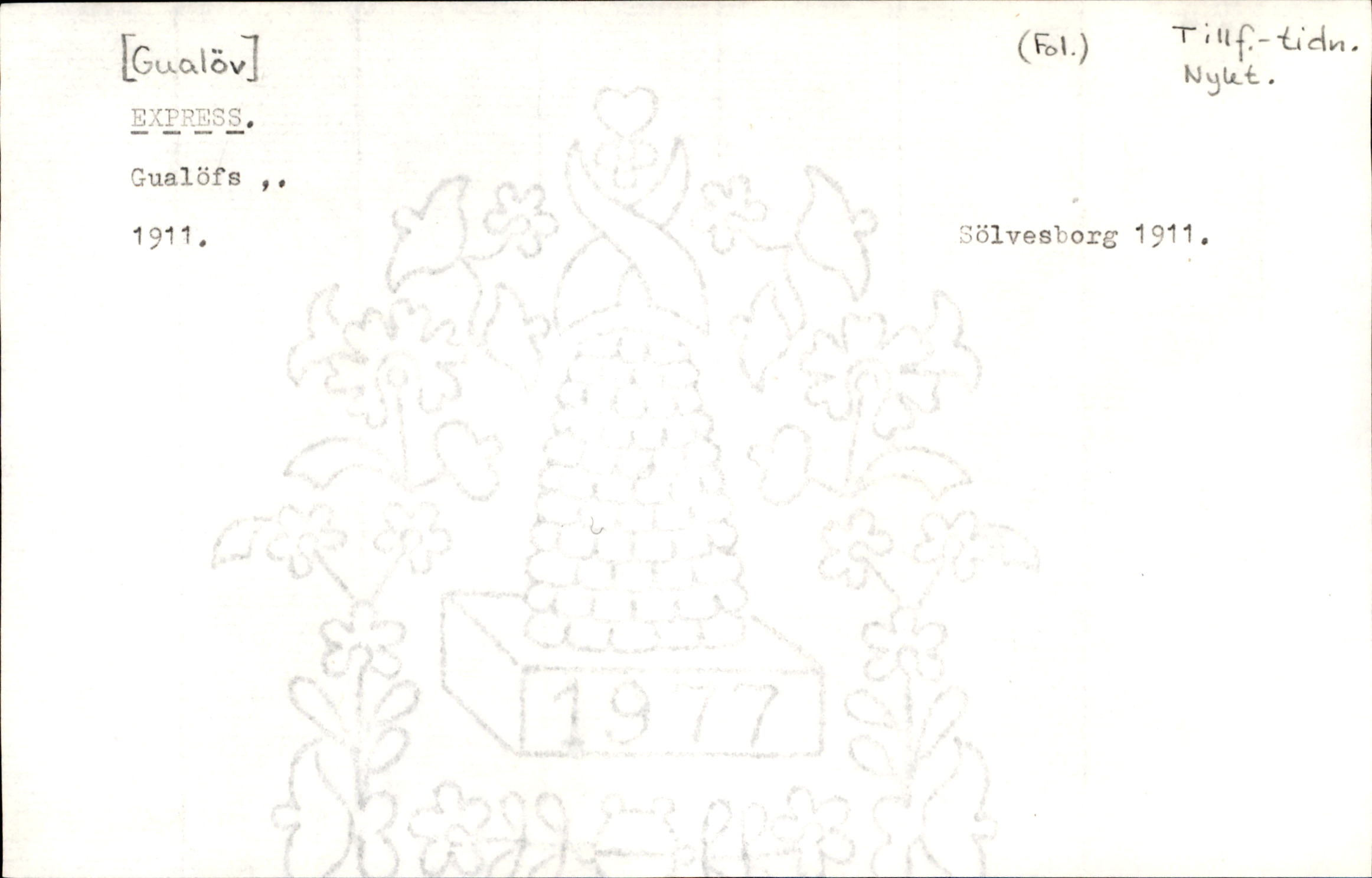 Catalogue Card_342406