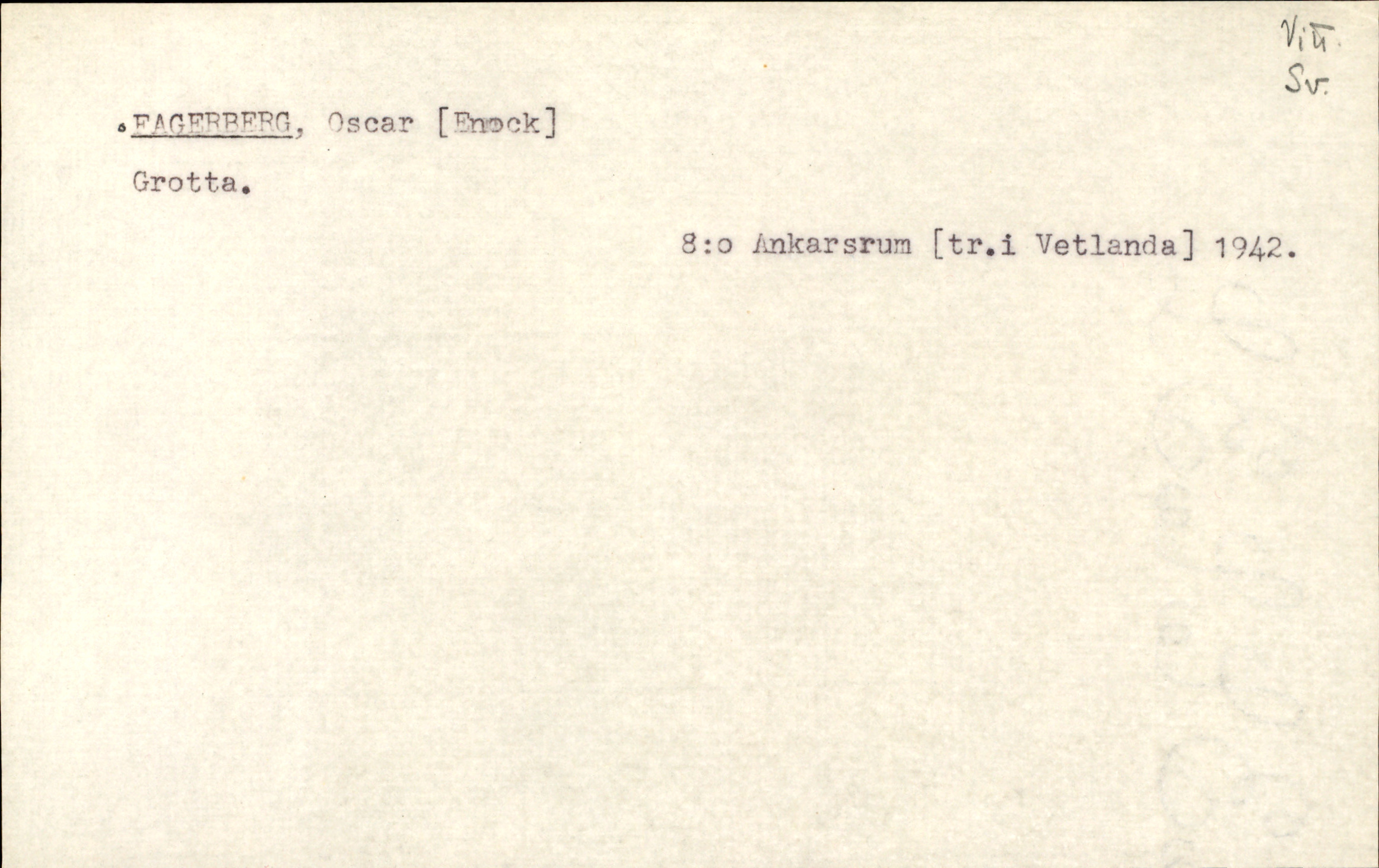 Catalogue Card