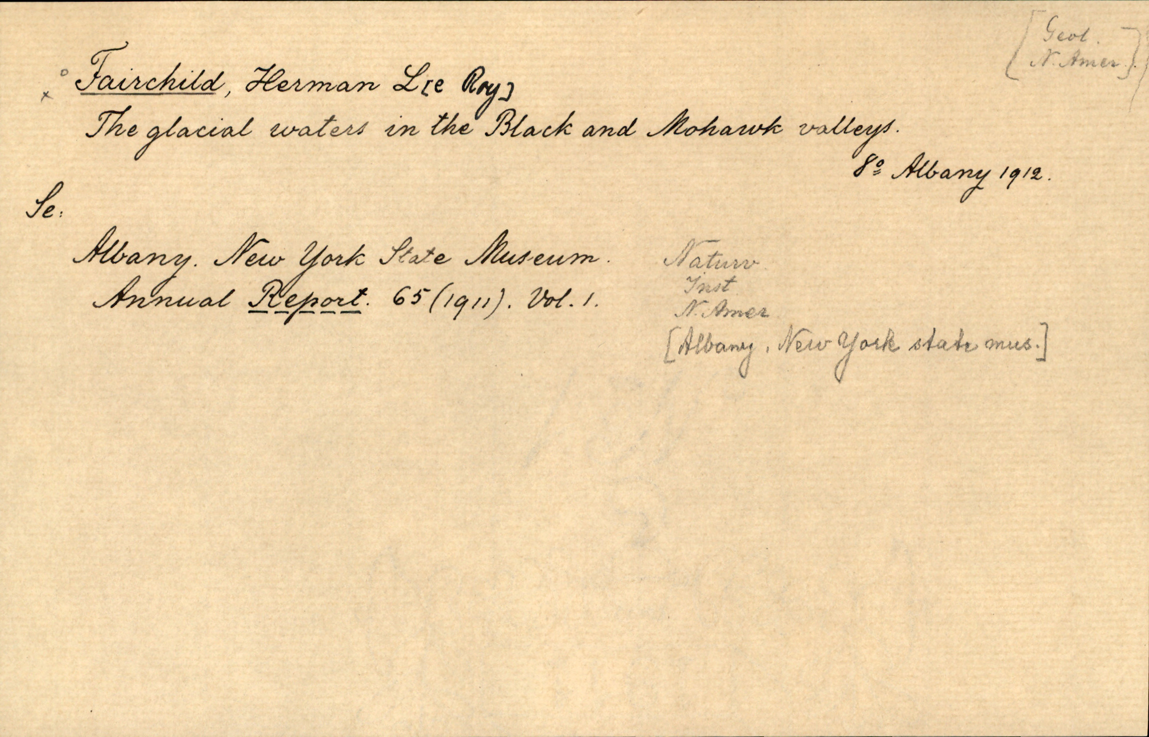 Catalogue Card