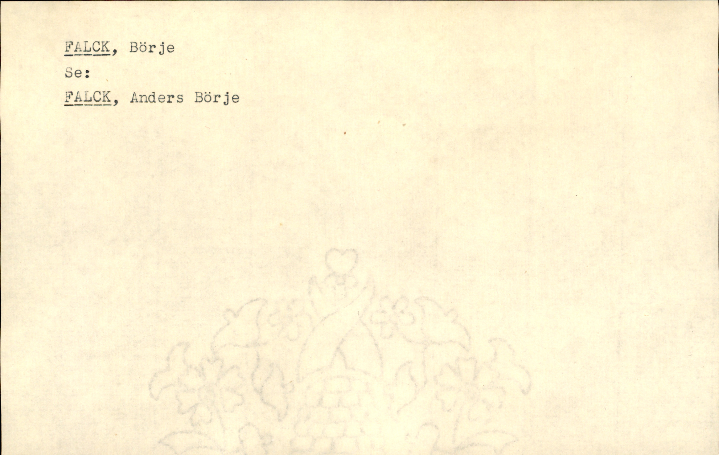 Catalogue Card