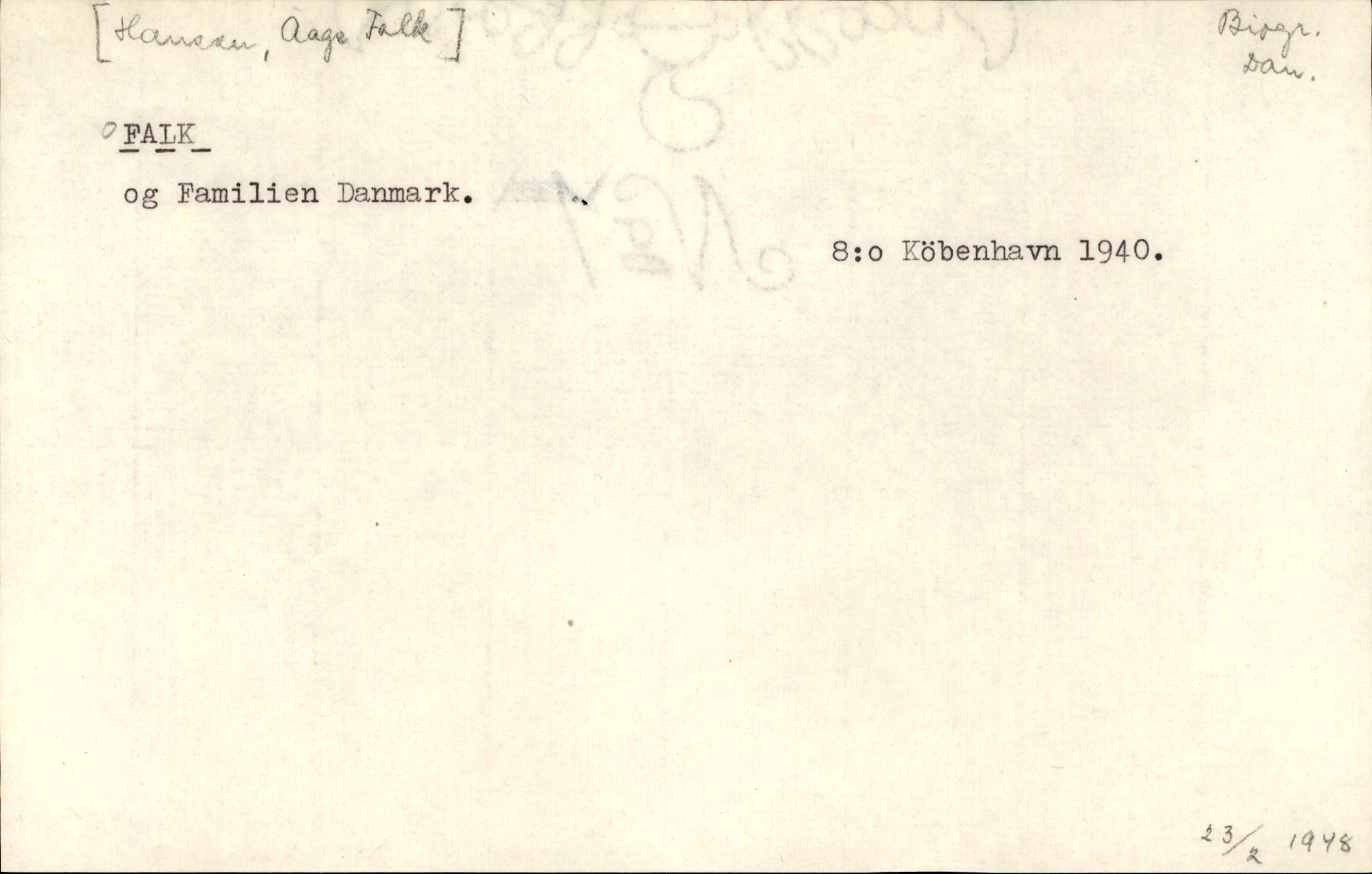 Catalogue Card