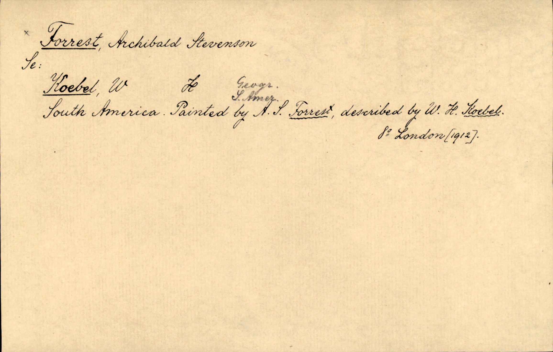 Catalogue Card