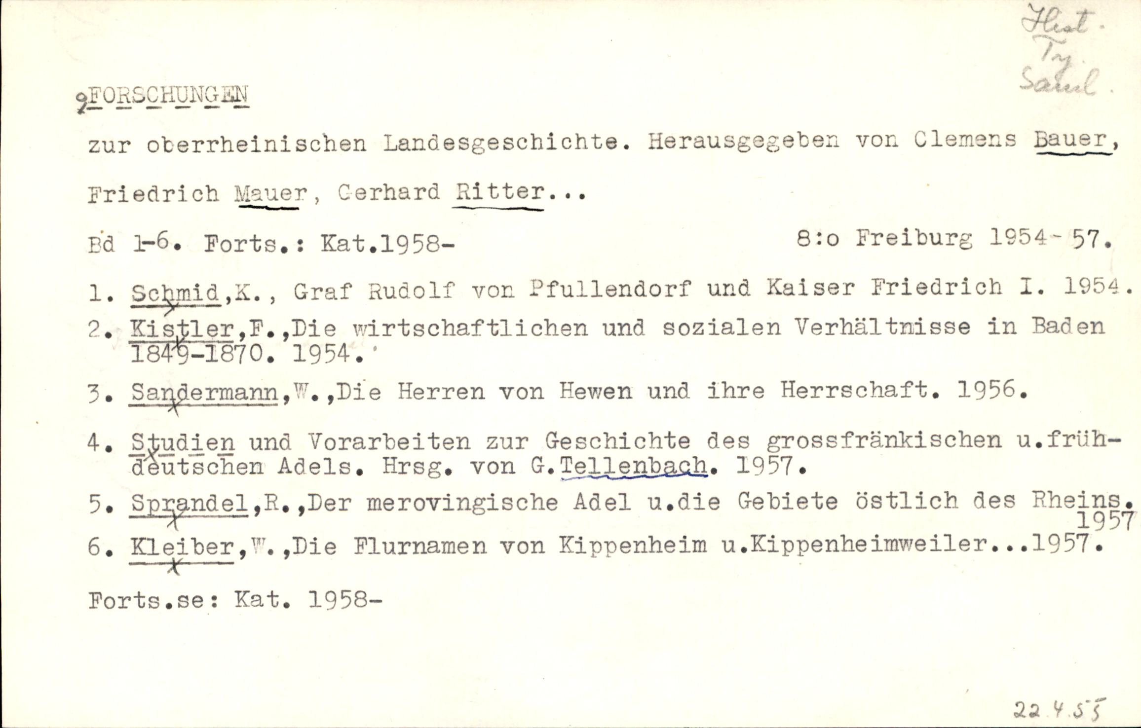 Catalogue Card
