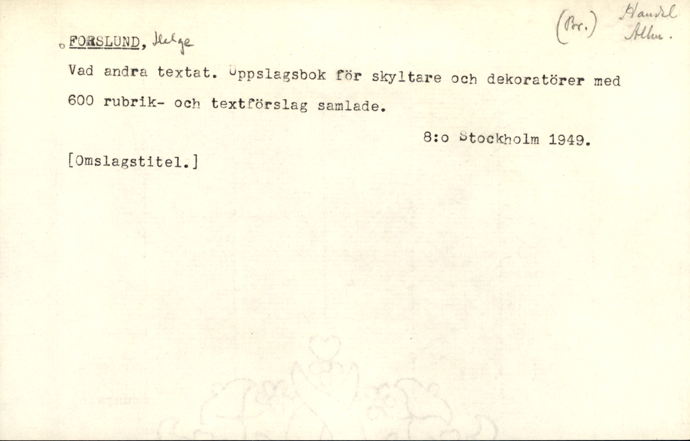 Catalogue Card_361867