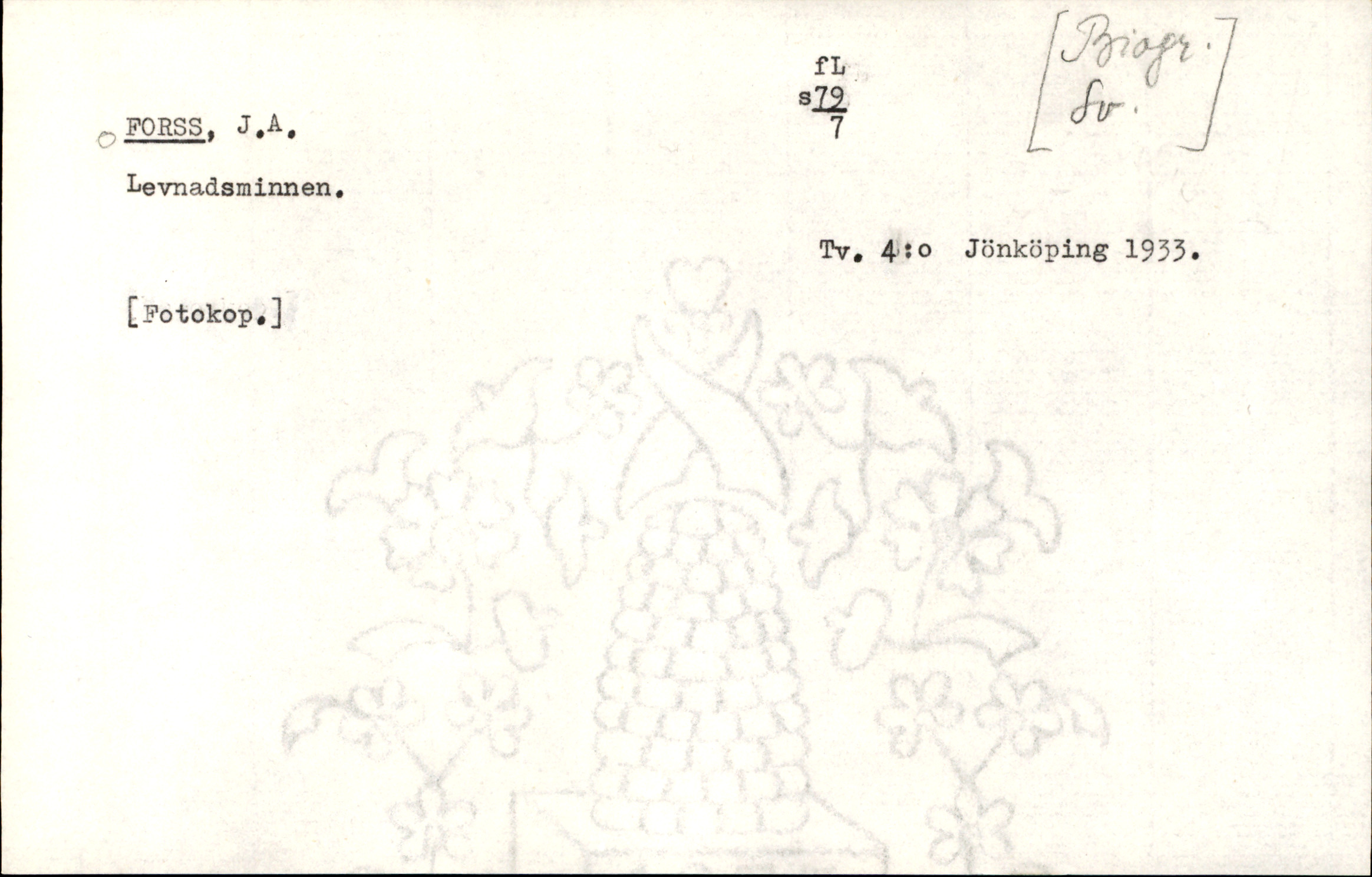 Catalogue Card_361987