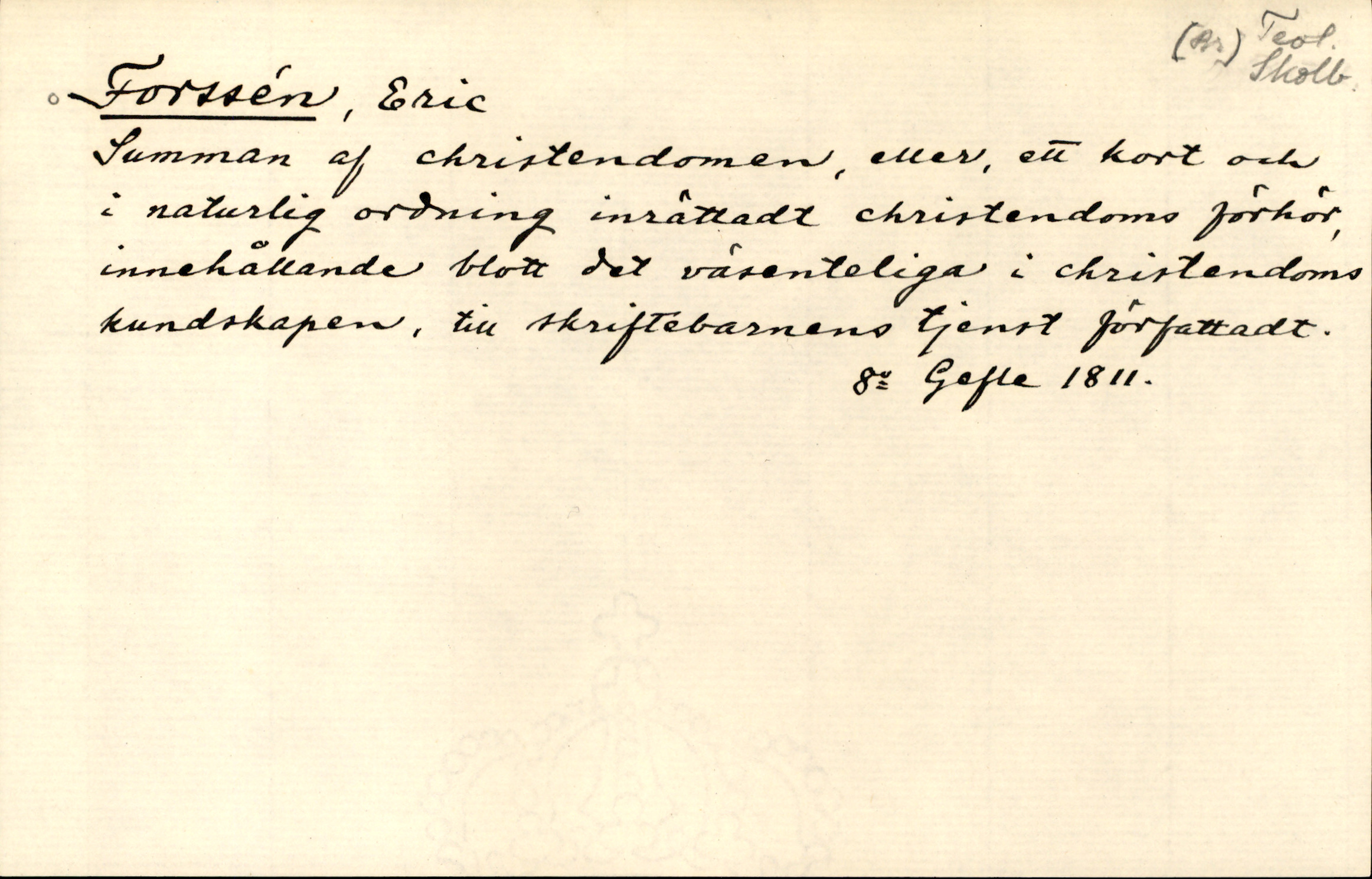 Catalogue Card_362291