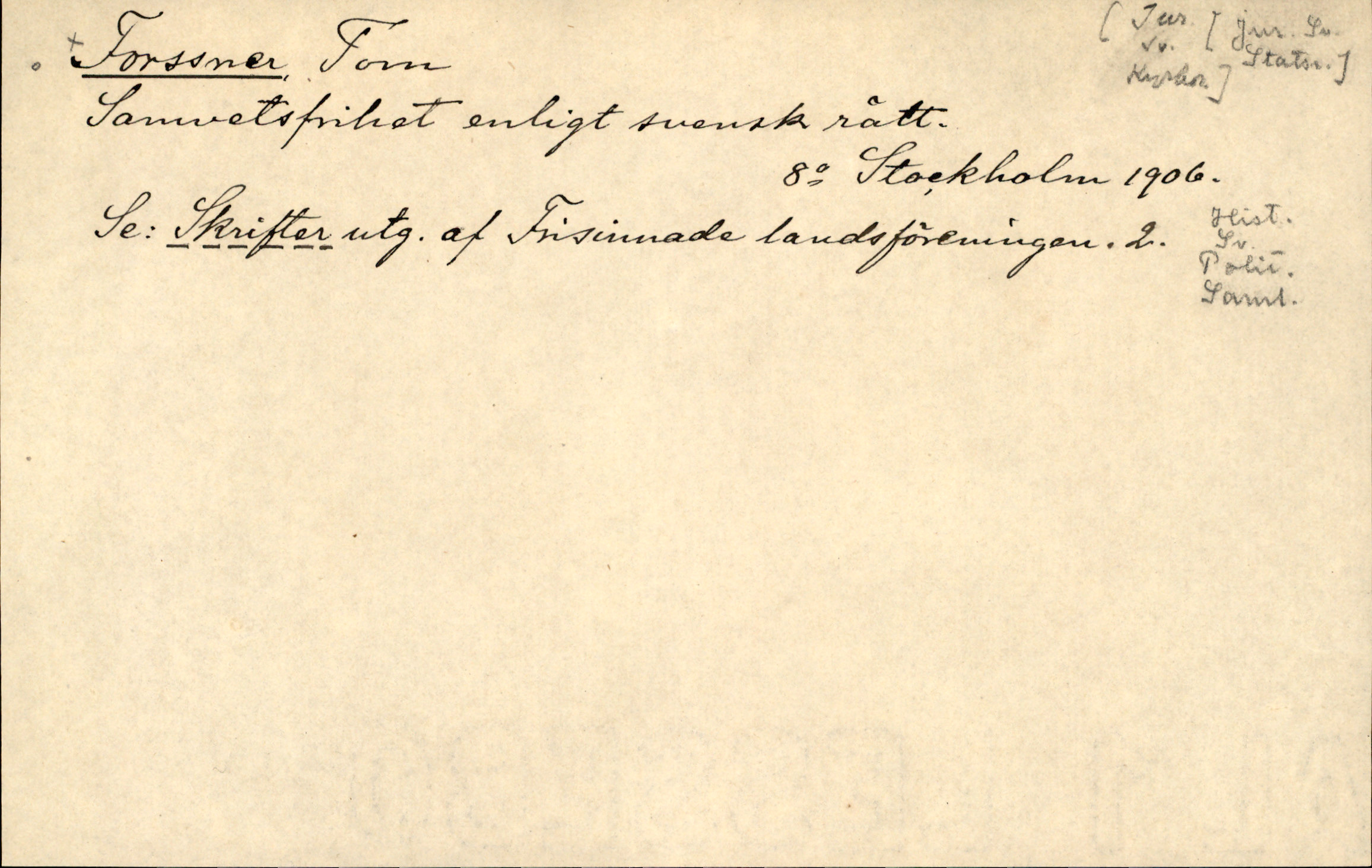 Catalogue Card