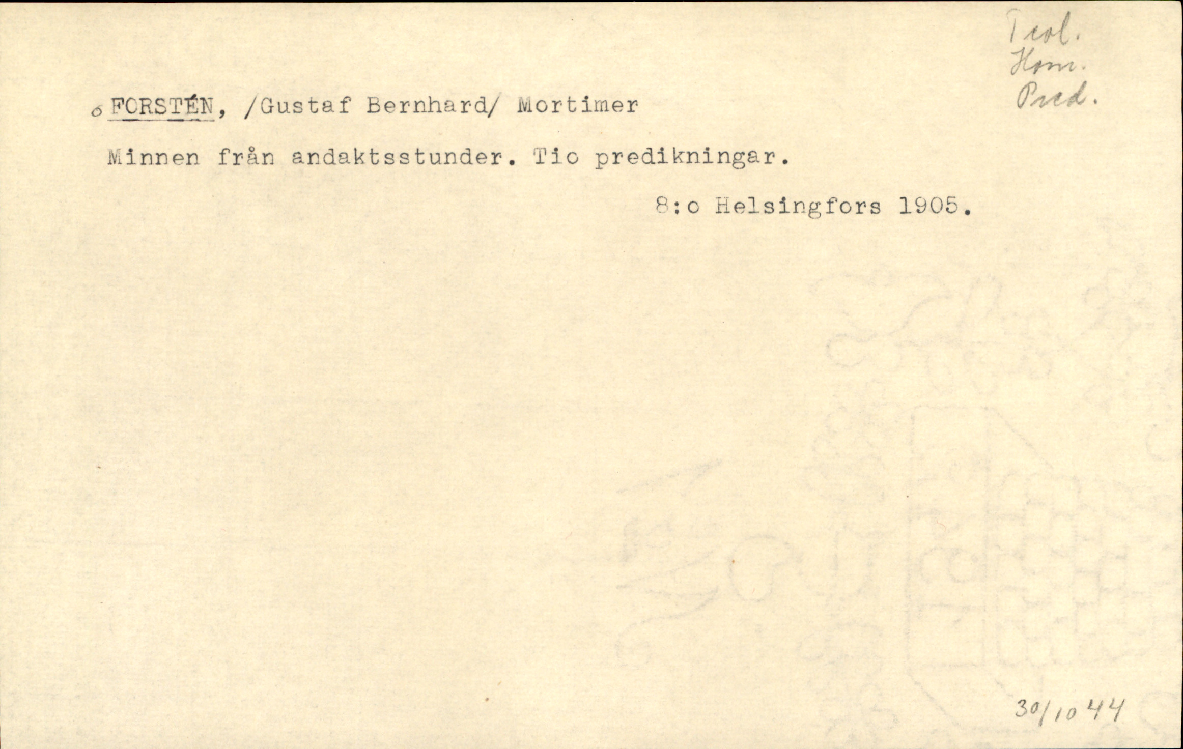 Catalogue Card_362580