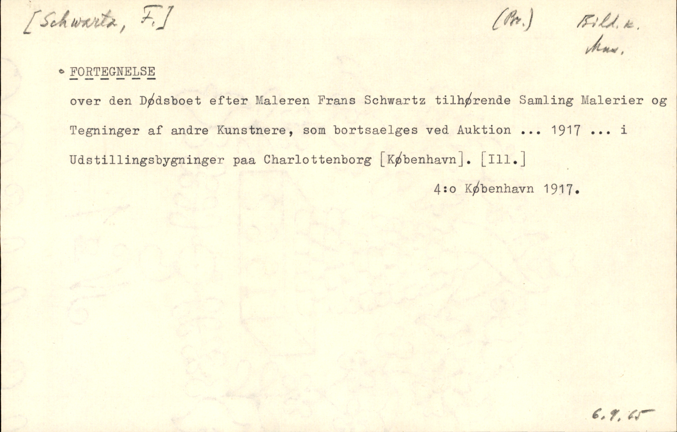 Catalogue Card