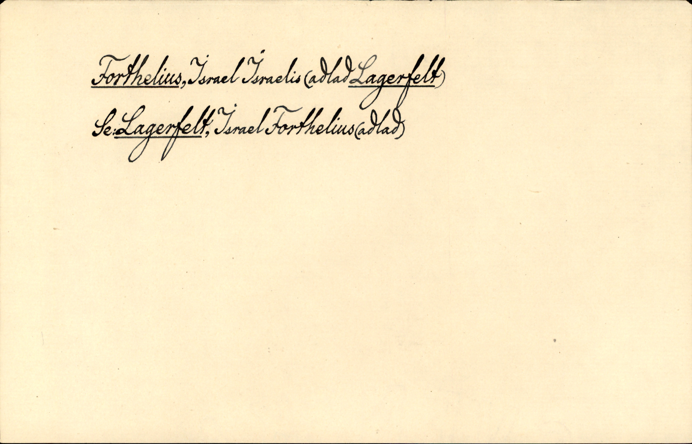 Catalogue Card