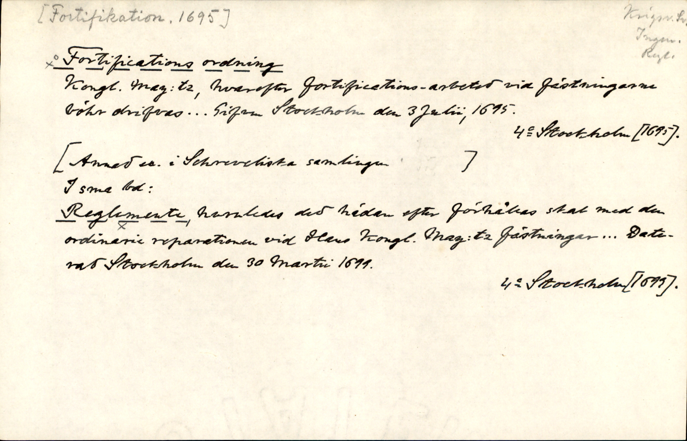 Catalogue Card