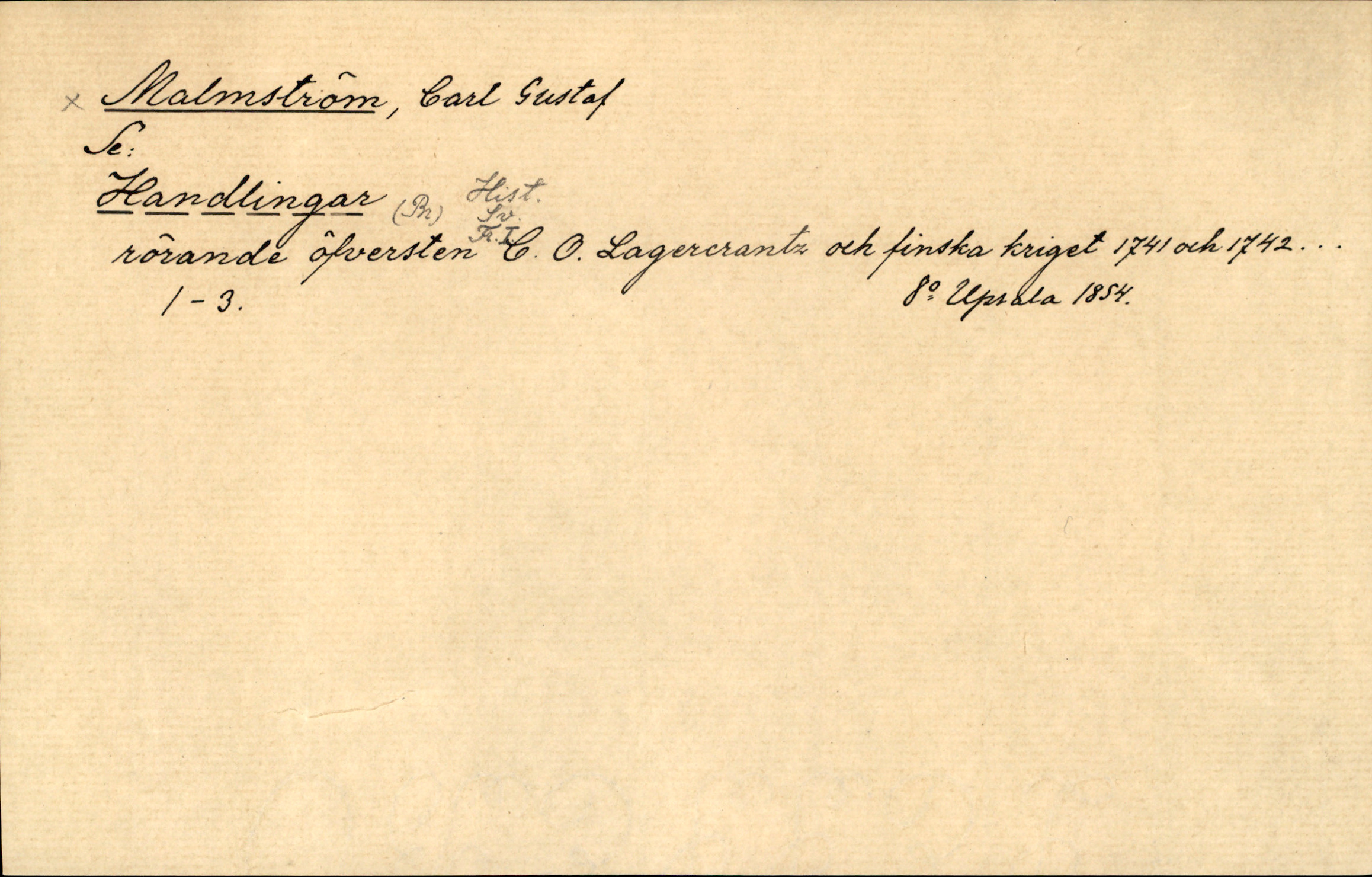 Catalogue Card_603960