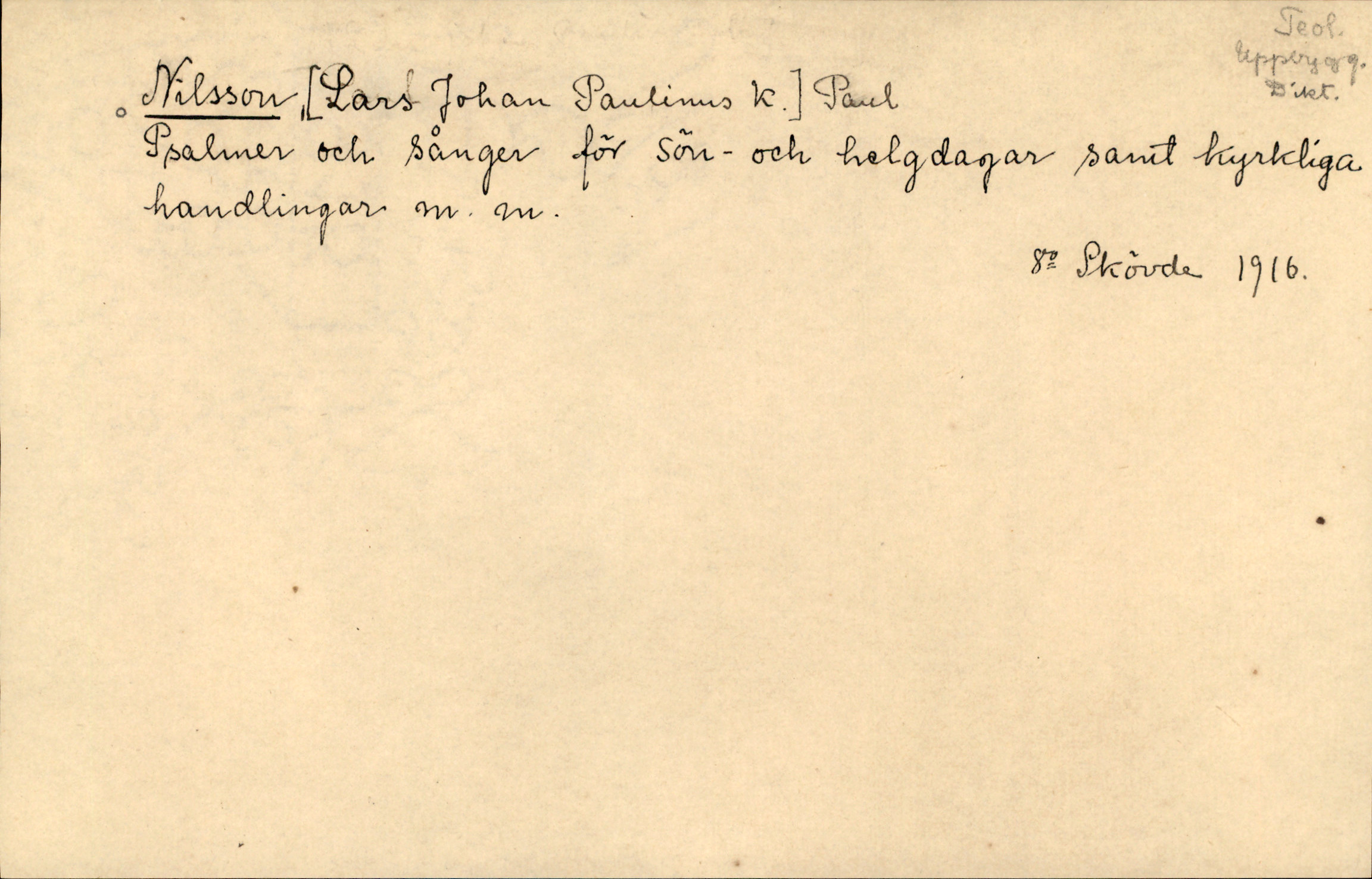 Catalogue Card_662683
