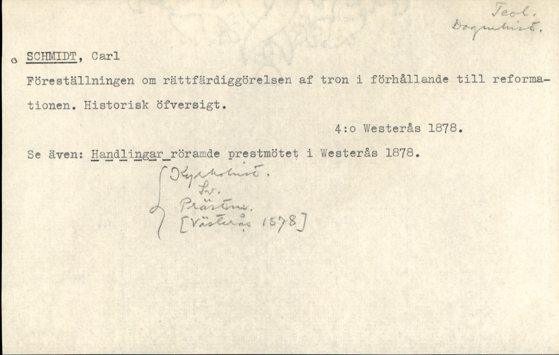 Catalogue Card_785308