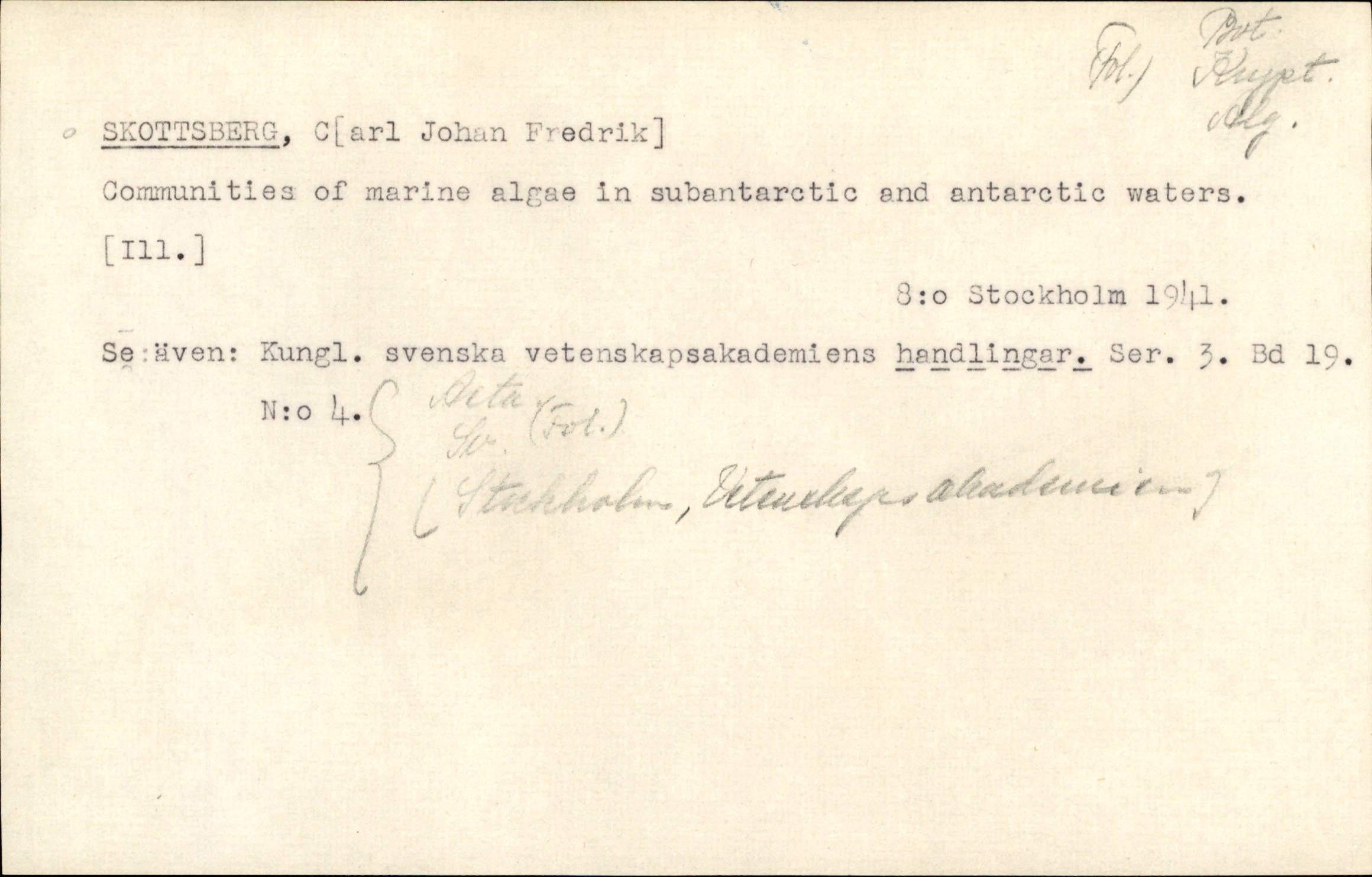 Catalogue Card_813001