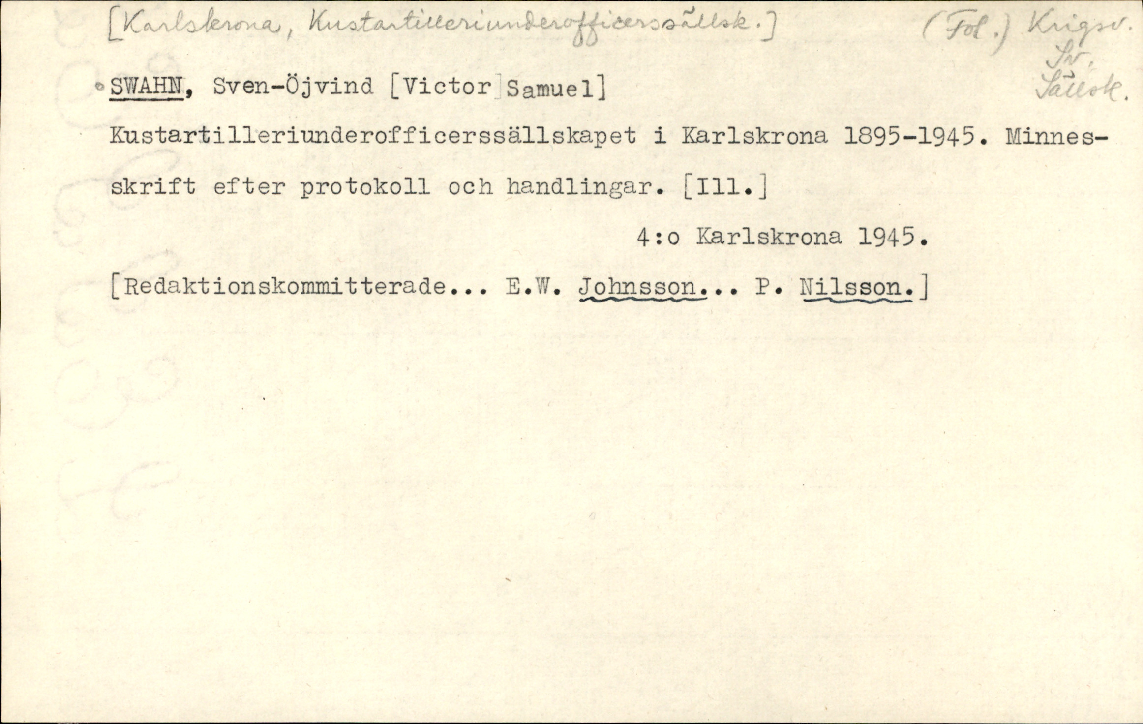 Catalogue Card_850503