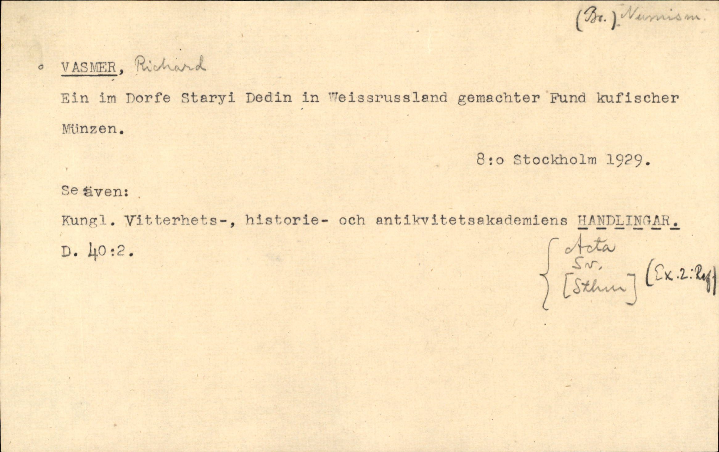 Catalogue Card_911119