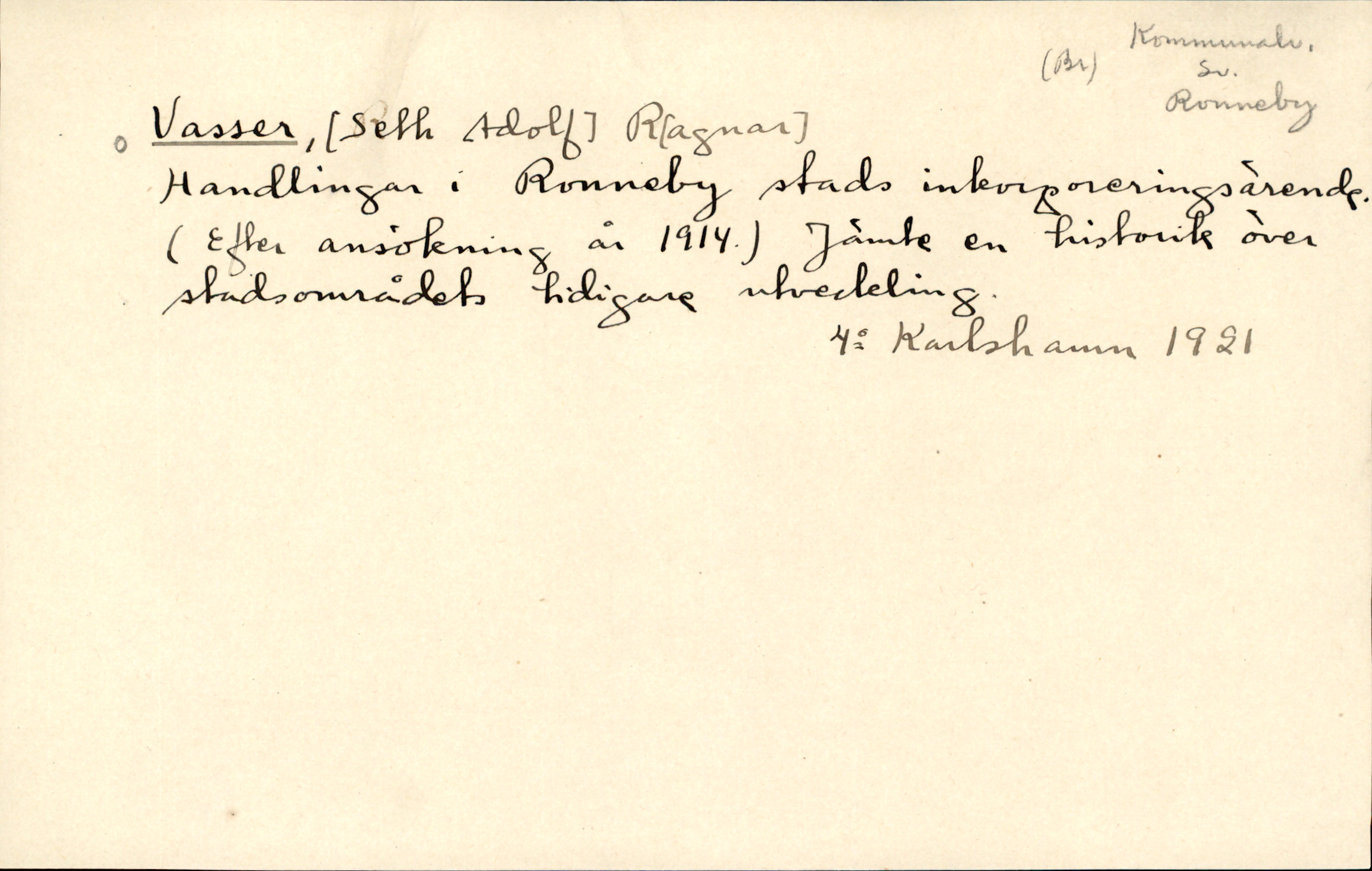 Catalogue Card_911212
