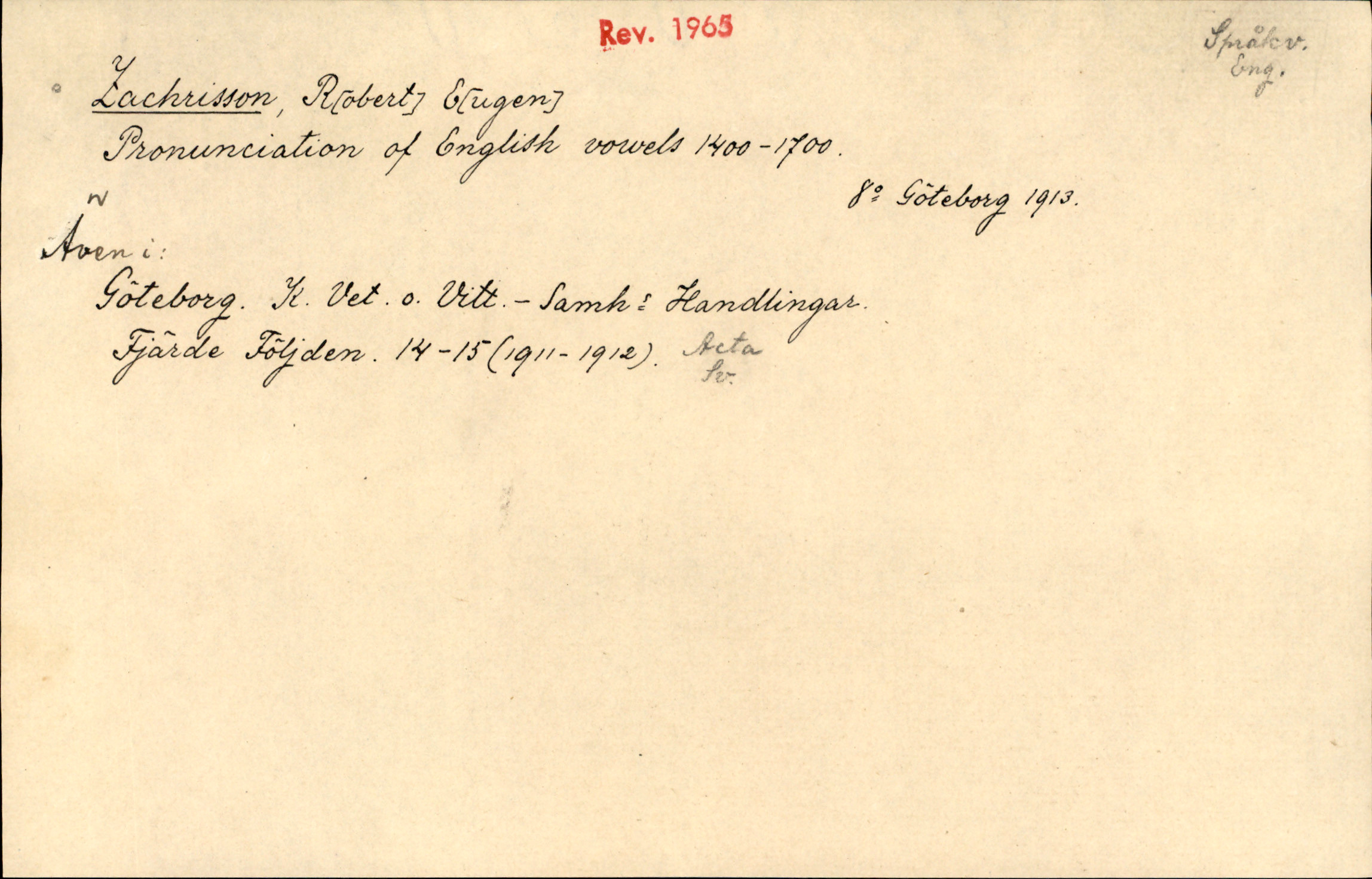 Catalogue Card_954196