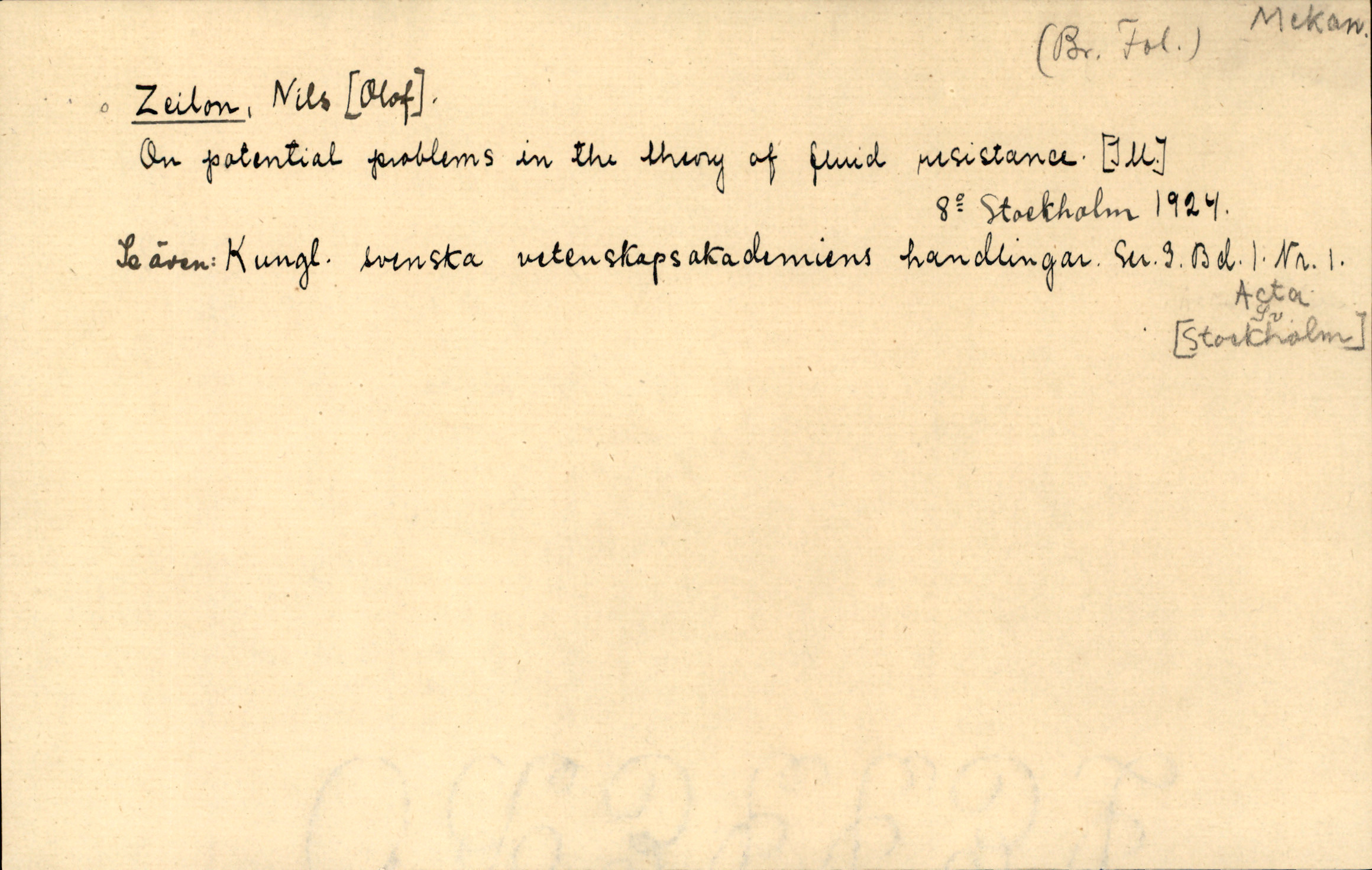 Catalogue Card_955578