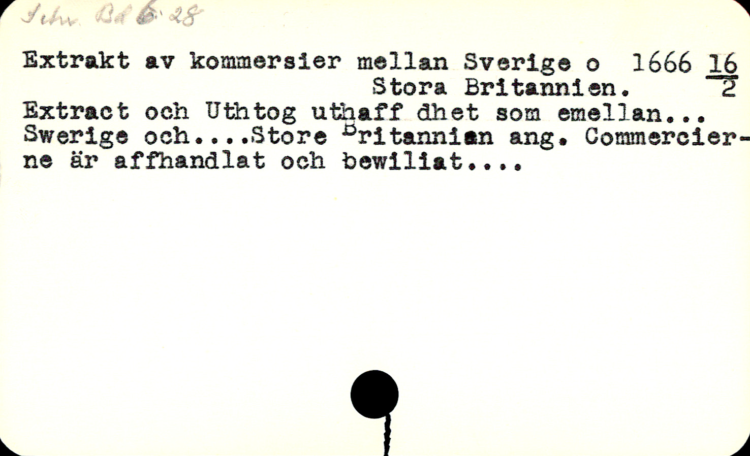 Catalogue Card