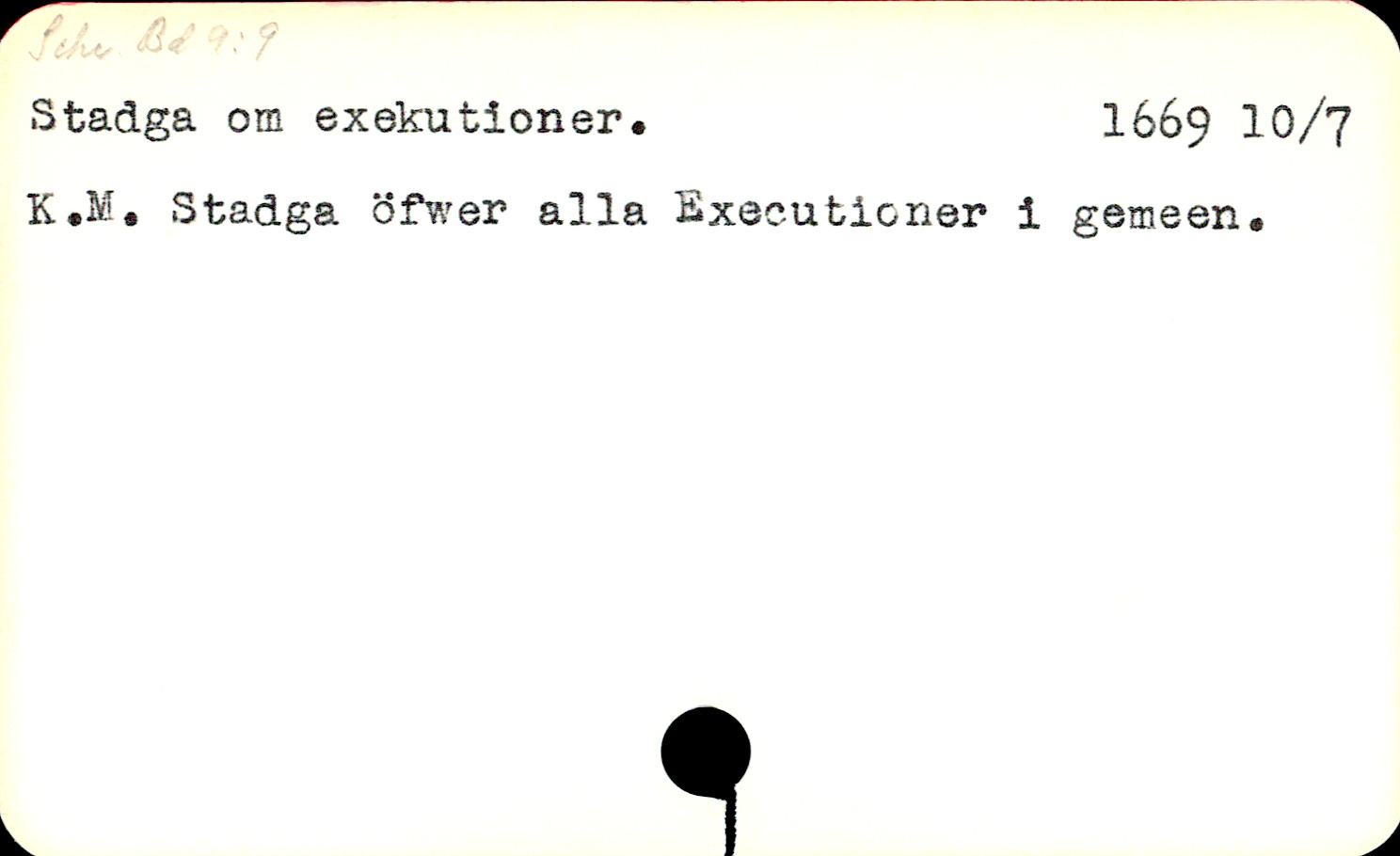 Catalogue Card