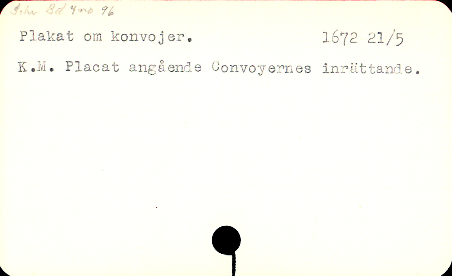 Catalogue Card
