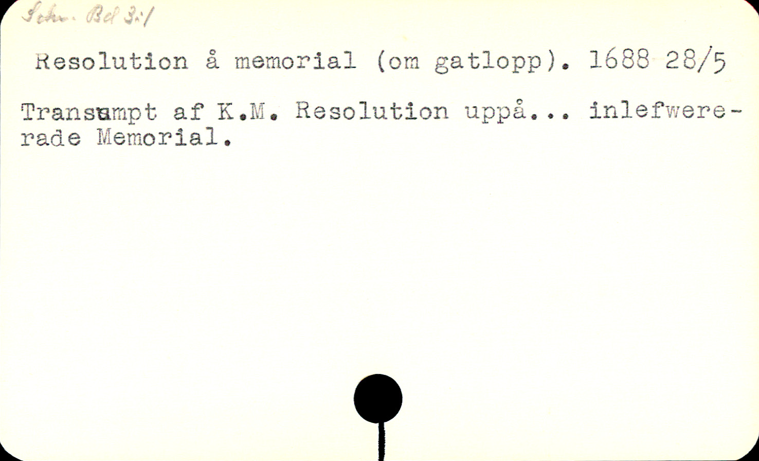 Catalogue Card