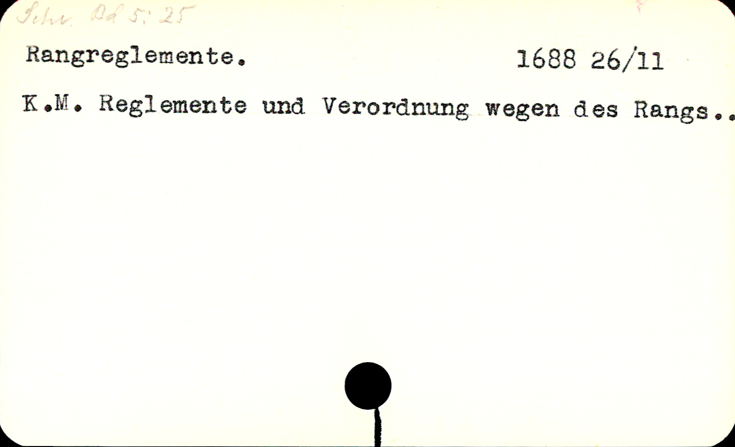 Catalogue Card