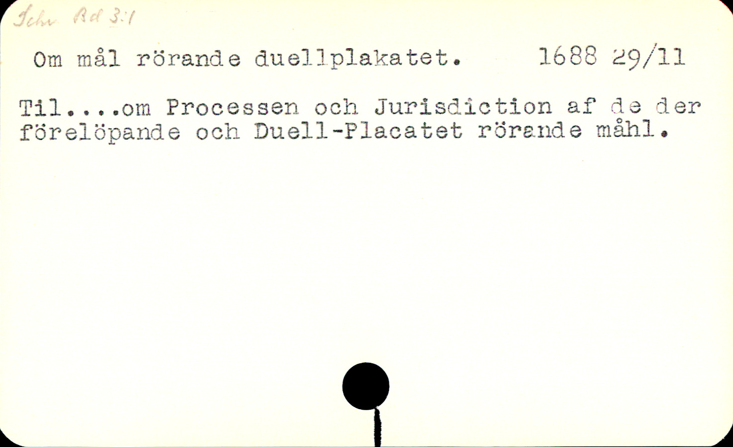 Catalogue Card
