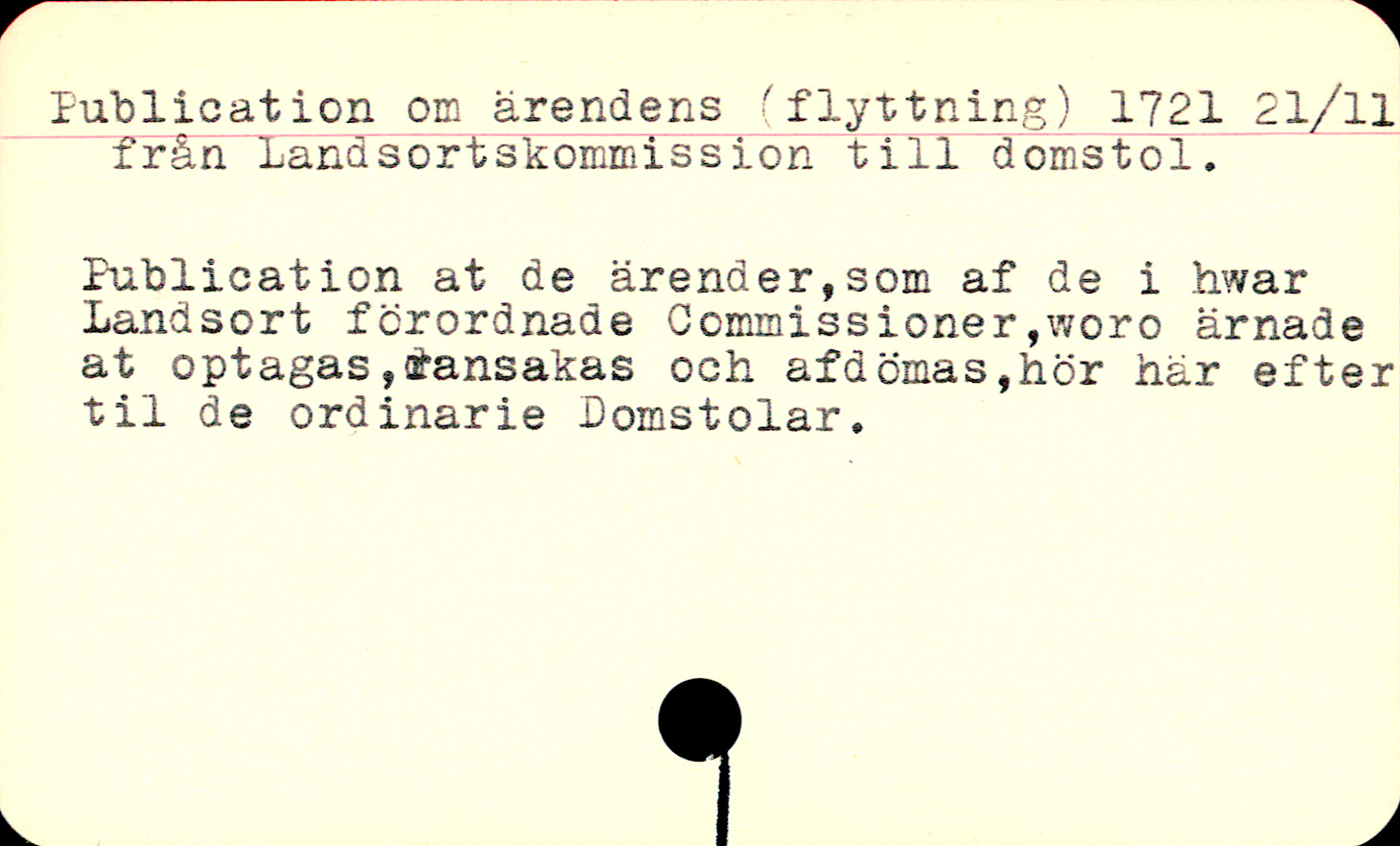 Catalogue Card