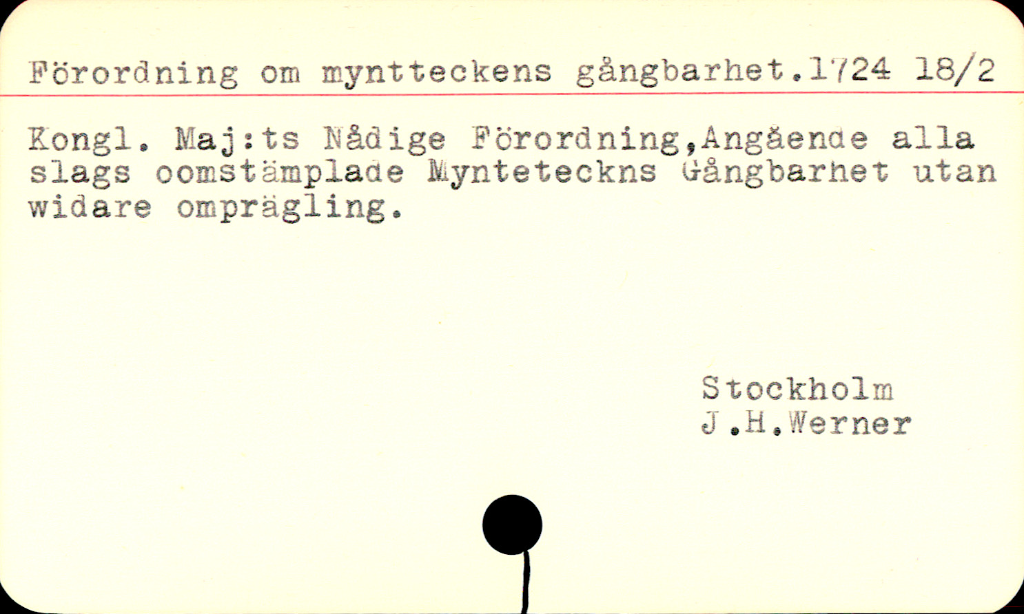 Katalogkort