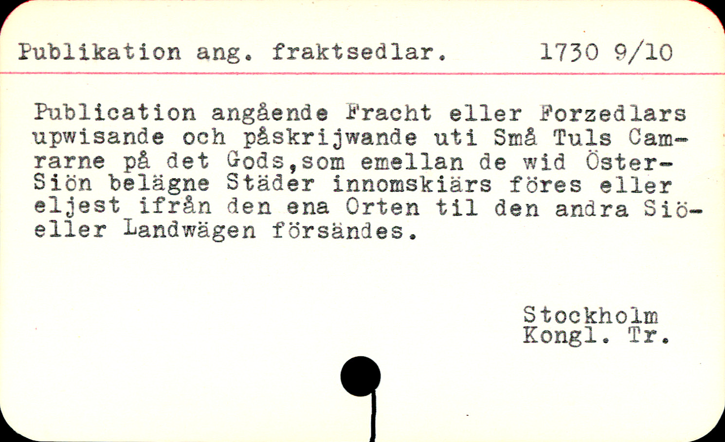 Katalogkort