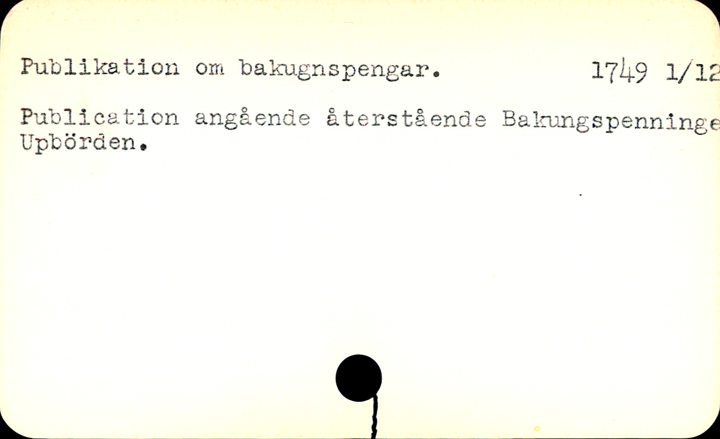 Katalogkort