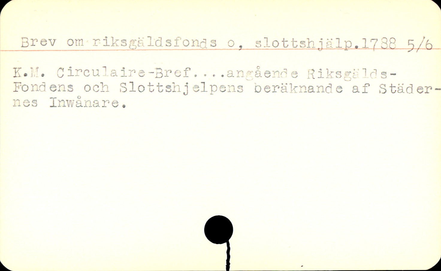 Catalogue Card_62285