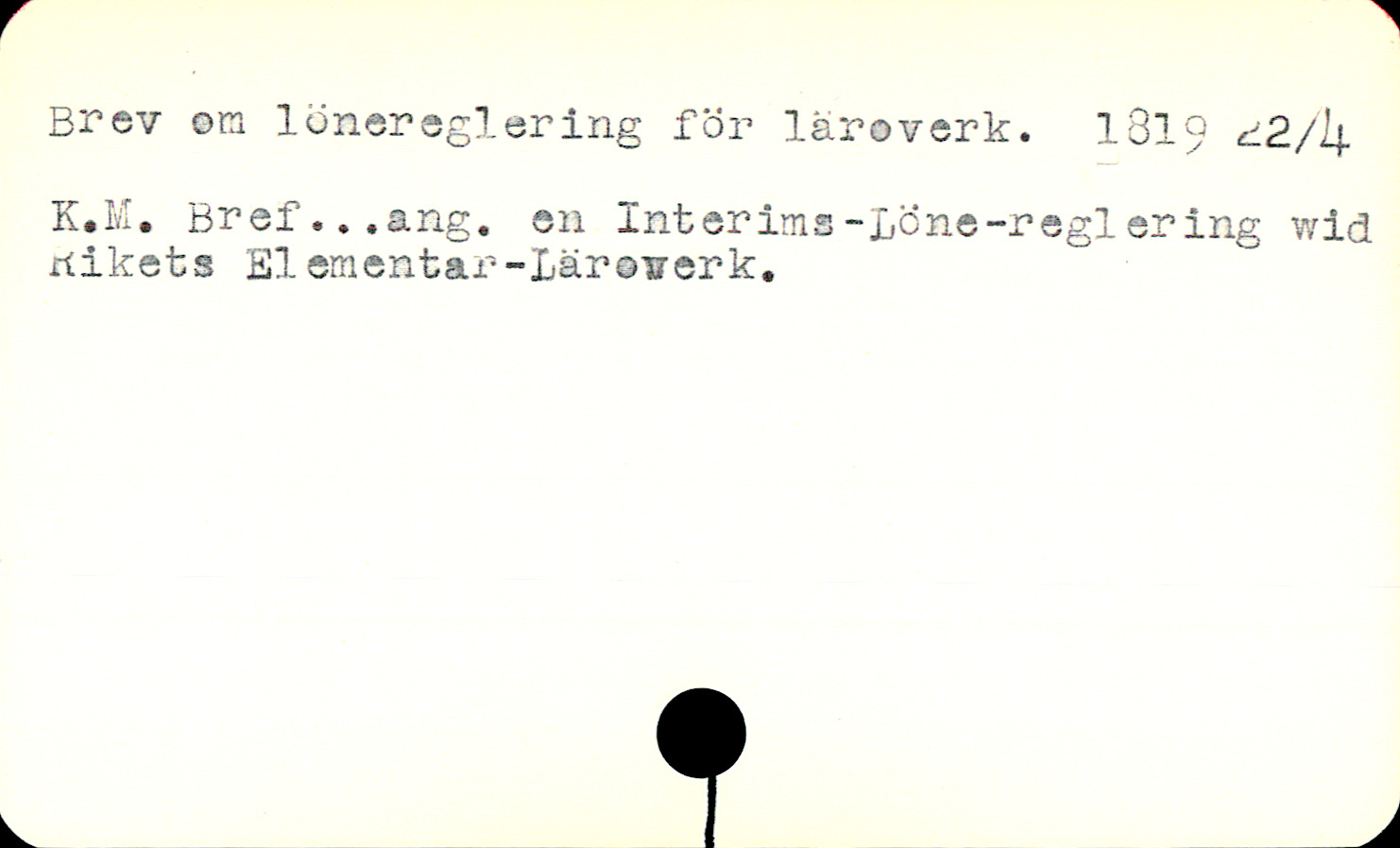 Catalogue Card_64509