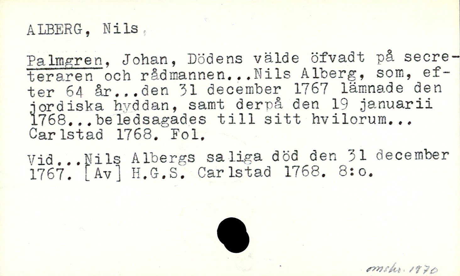 Catalogue Card_106131