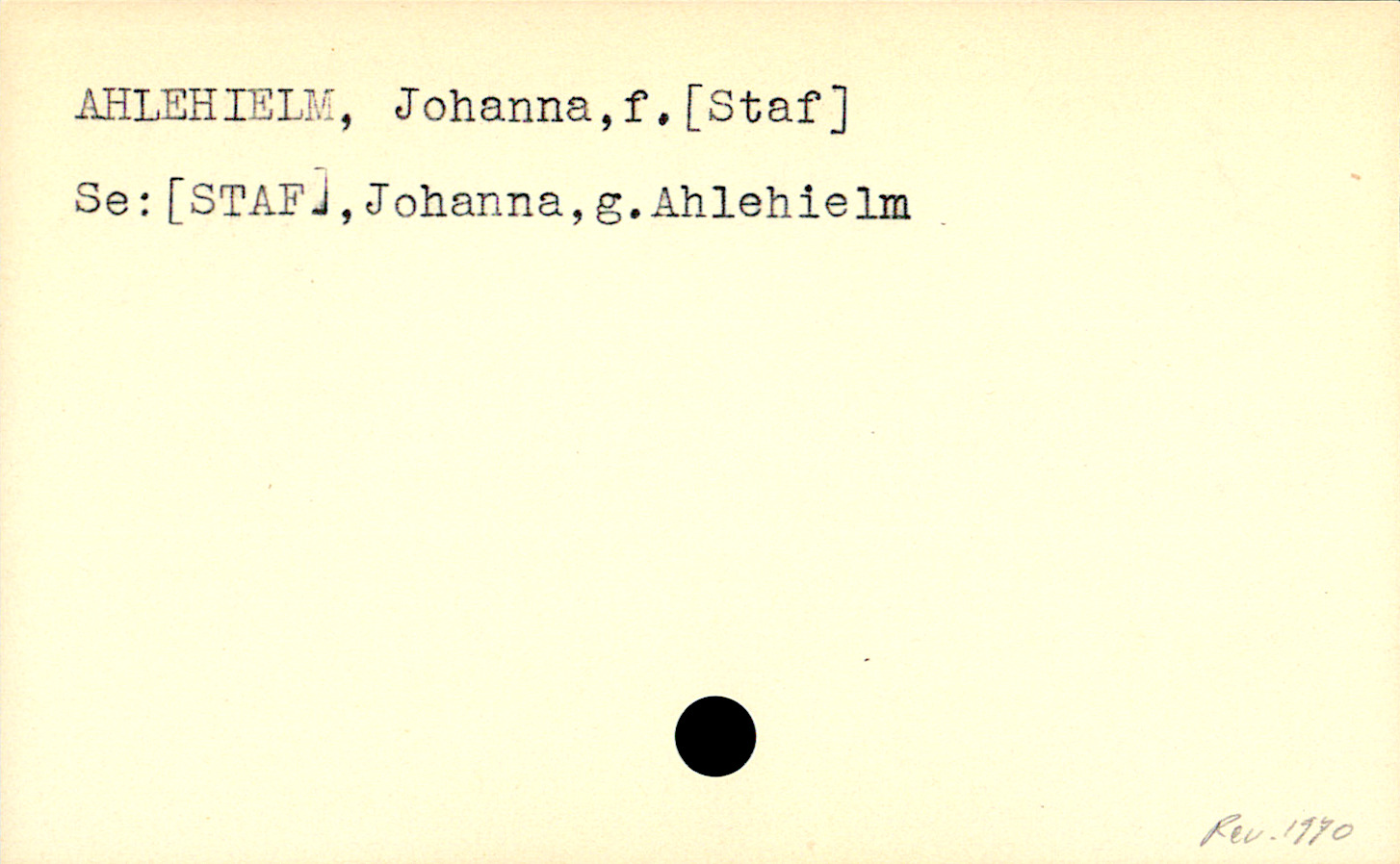 Catalogue Card_106153